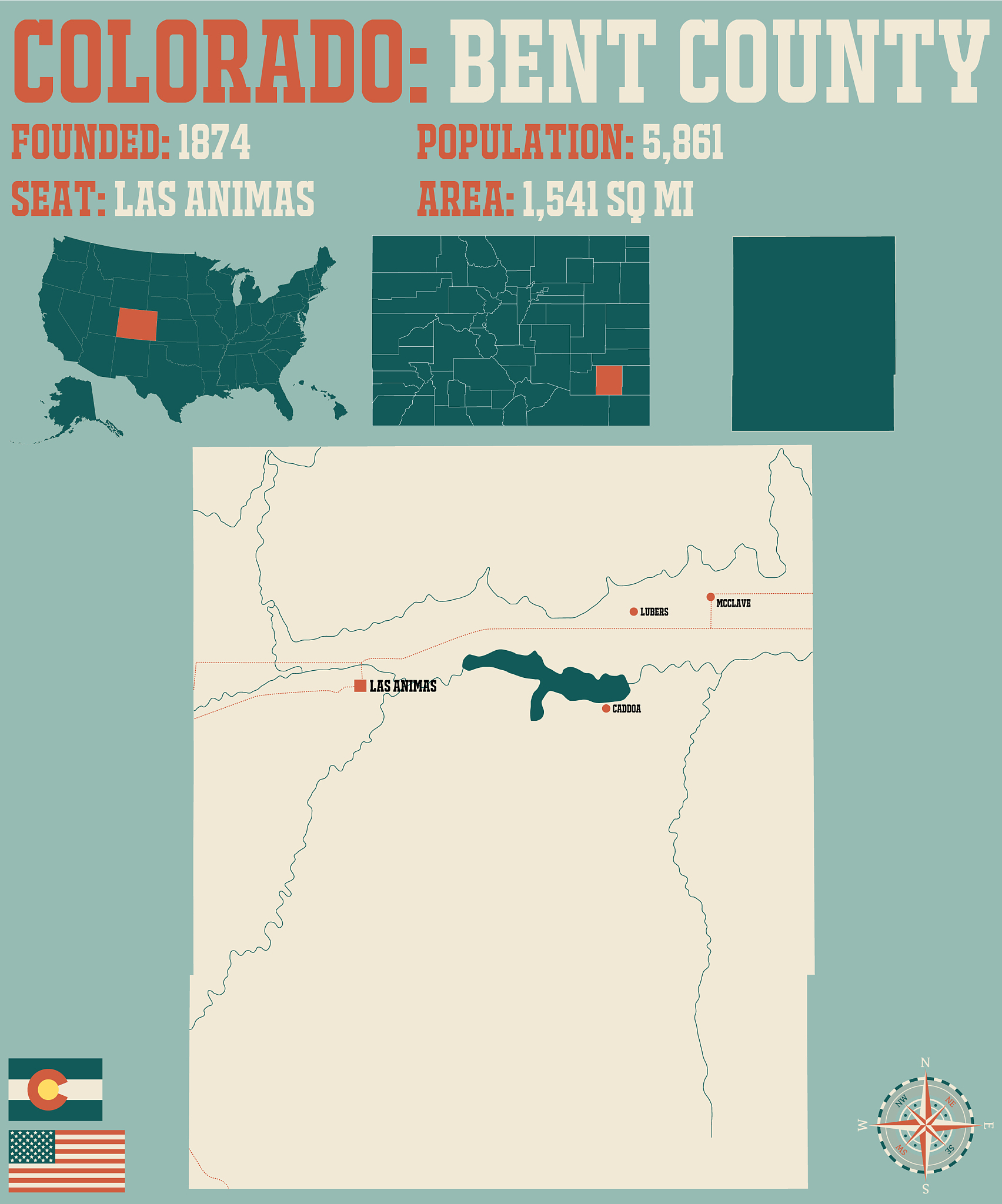 map bent county in colorado