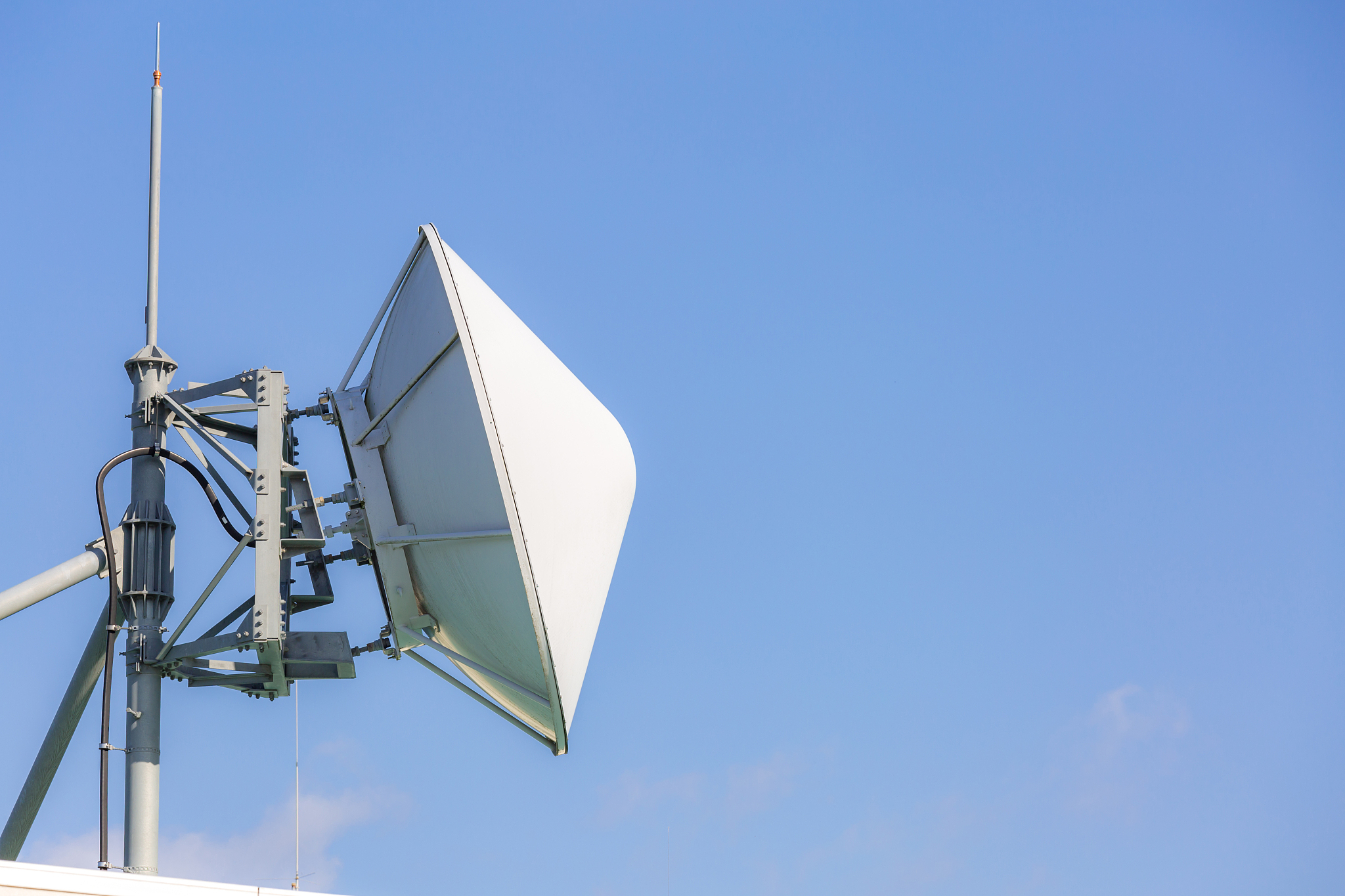telecommunication satellite and radio transmitter