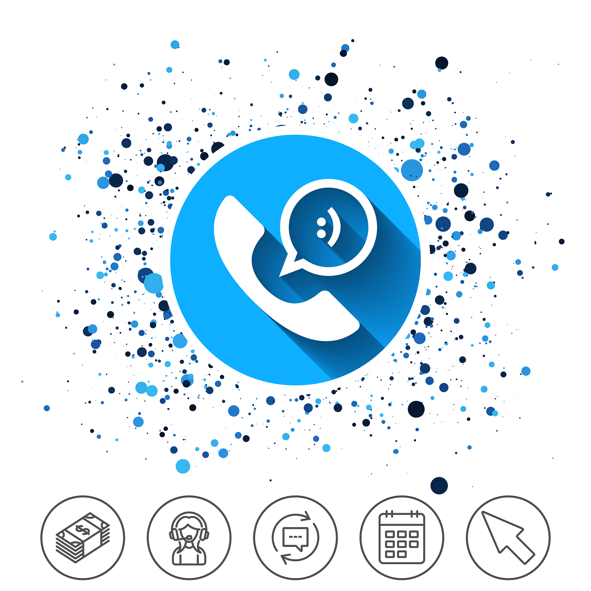 phone sign icon support symbol