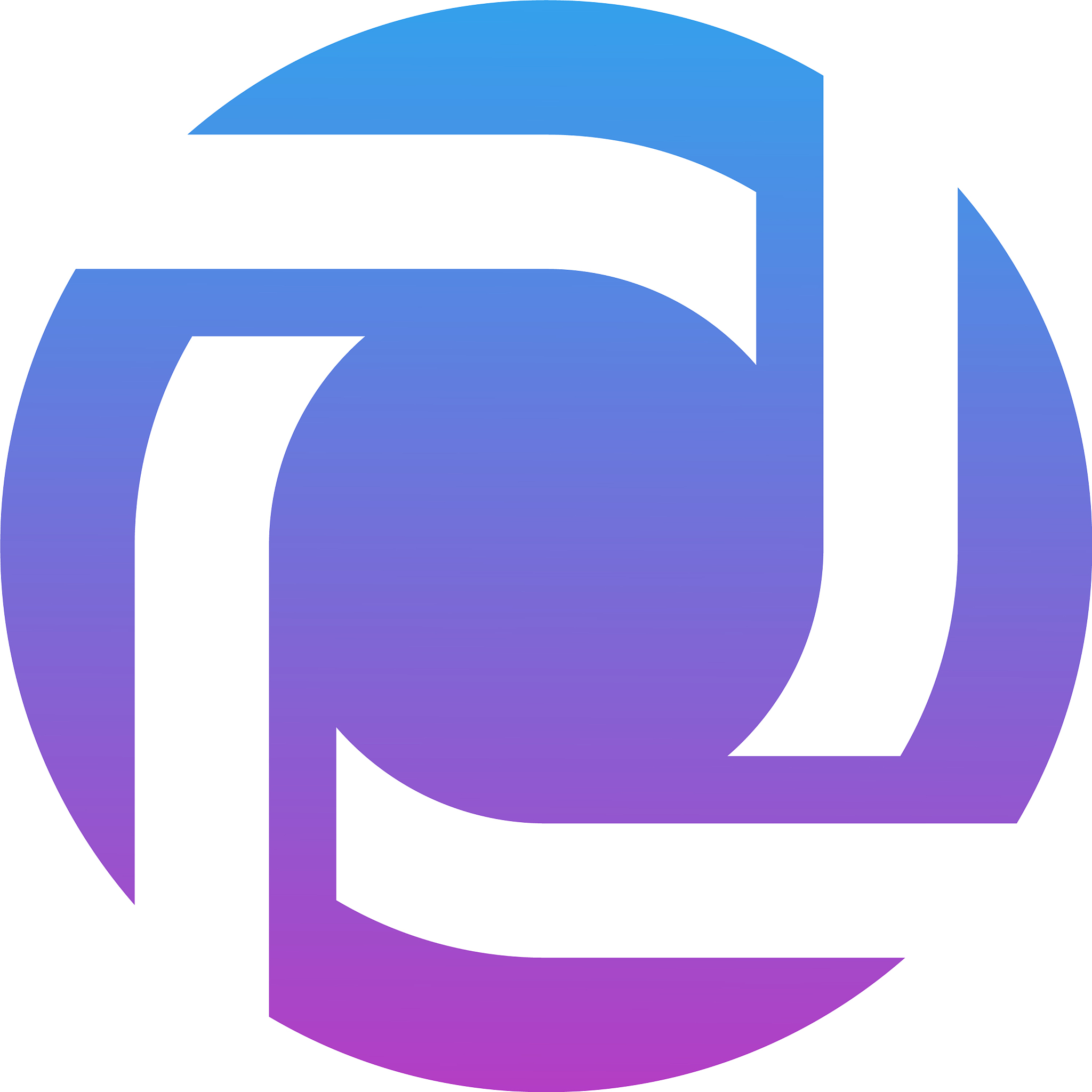 letter p logo icon design template elements
