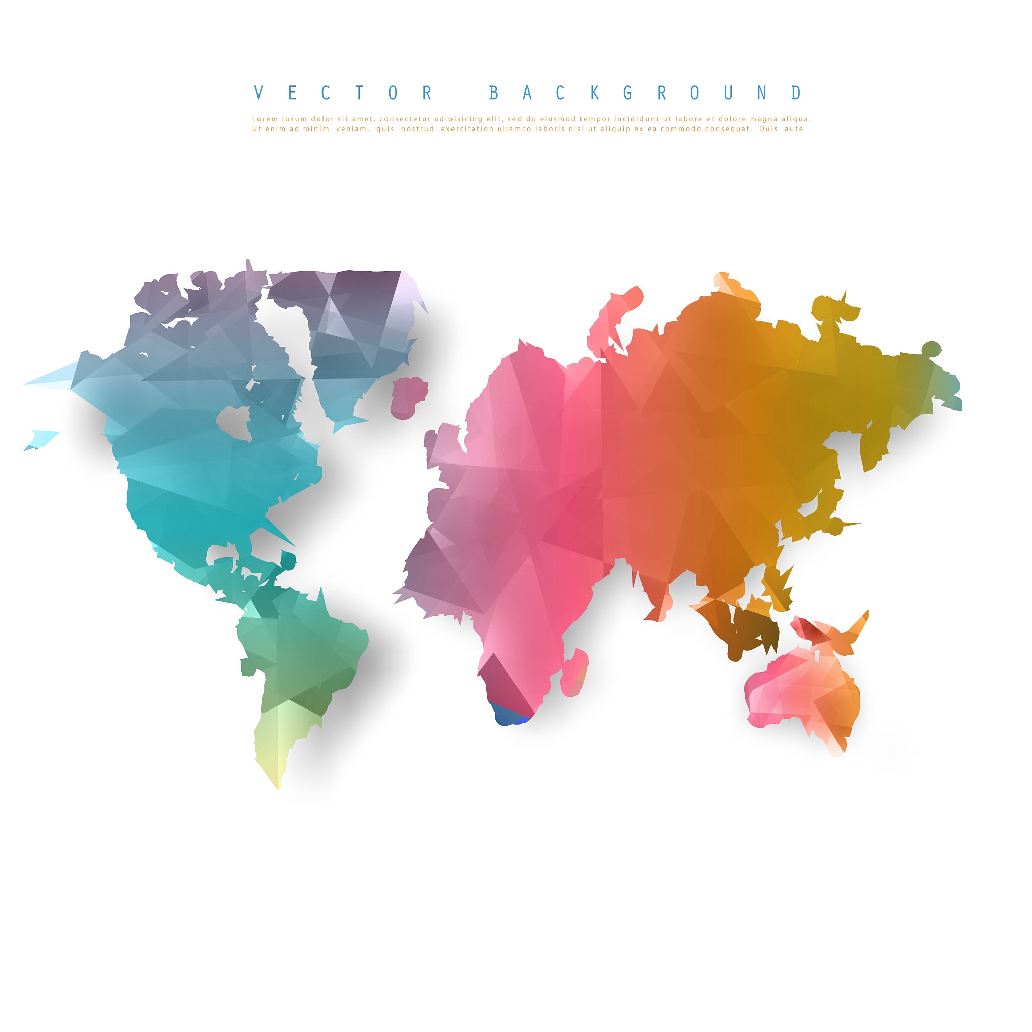 abstract telecommunication earth map