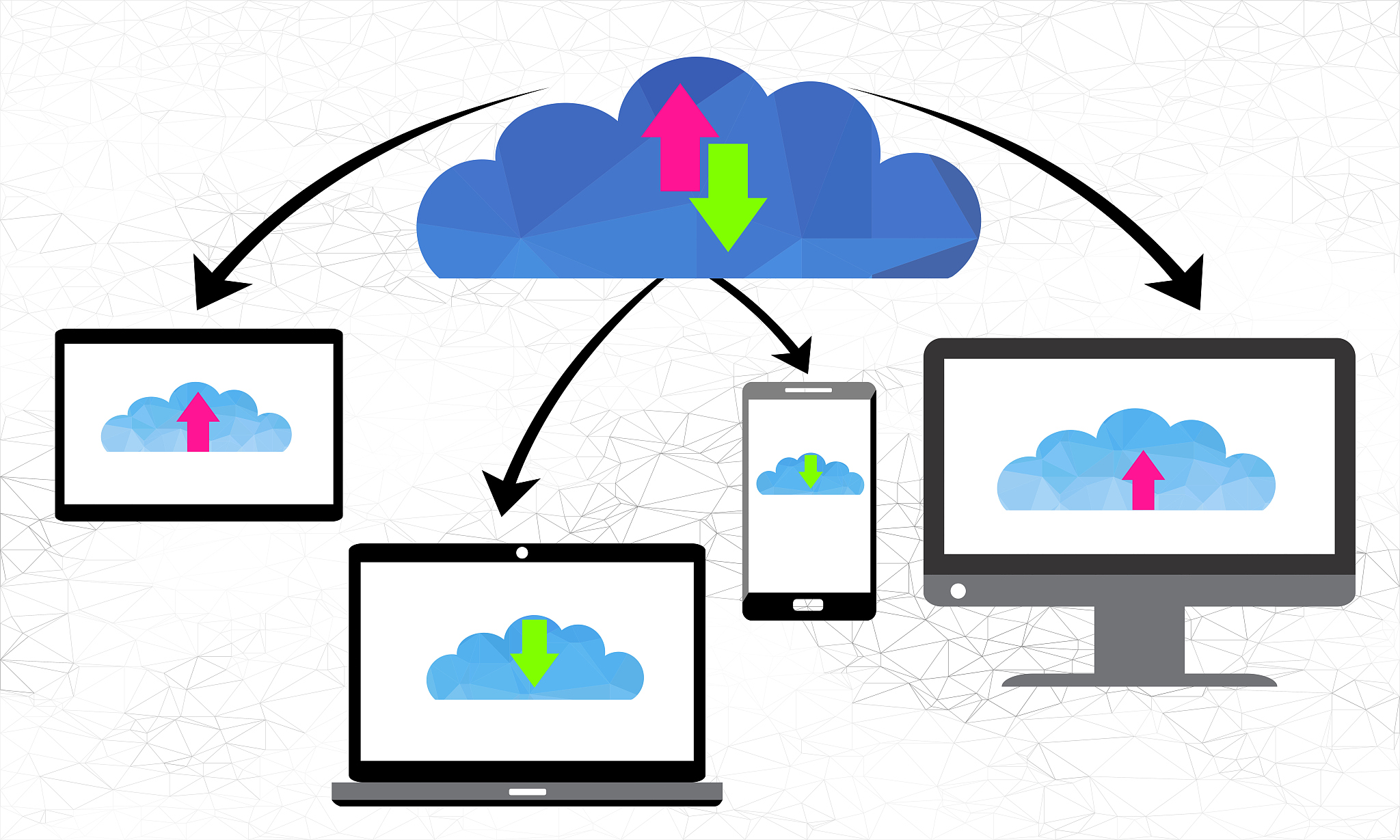 polygonal cloud computing technology.