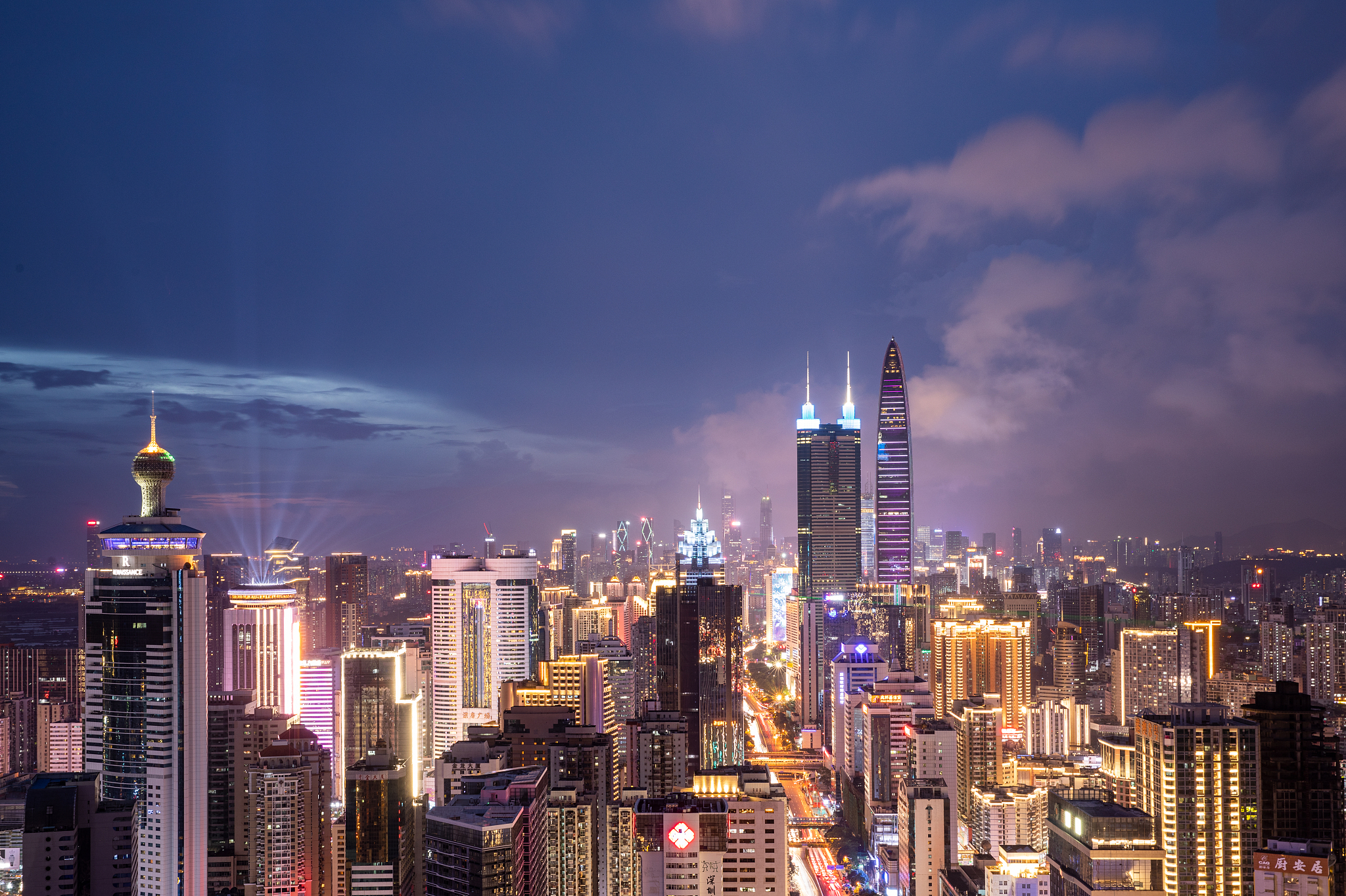 深圳罗湖城市夜景