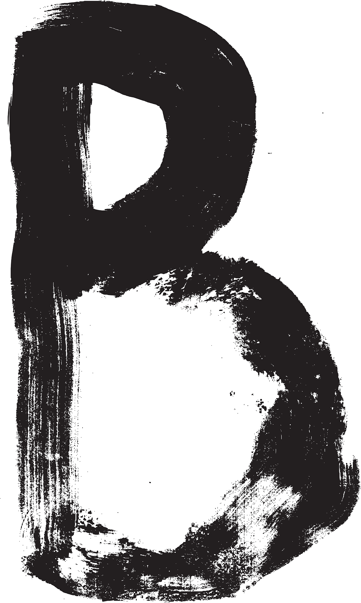 hand written brush font type alphabet detailed