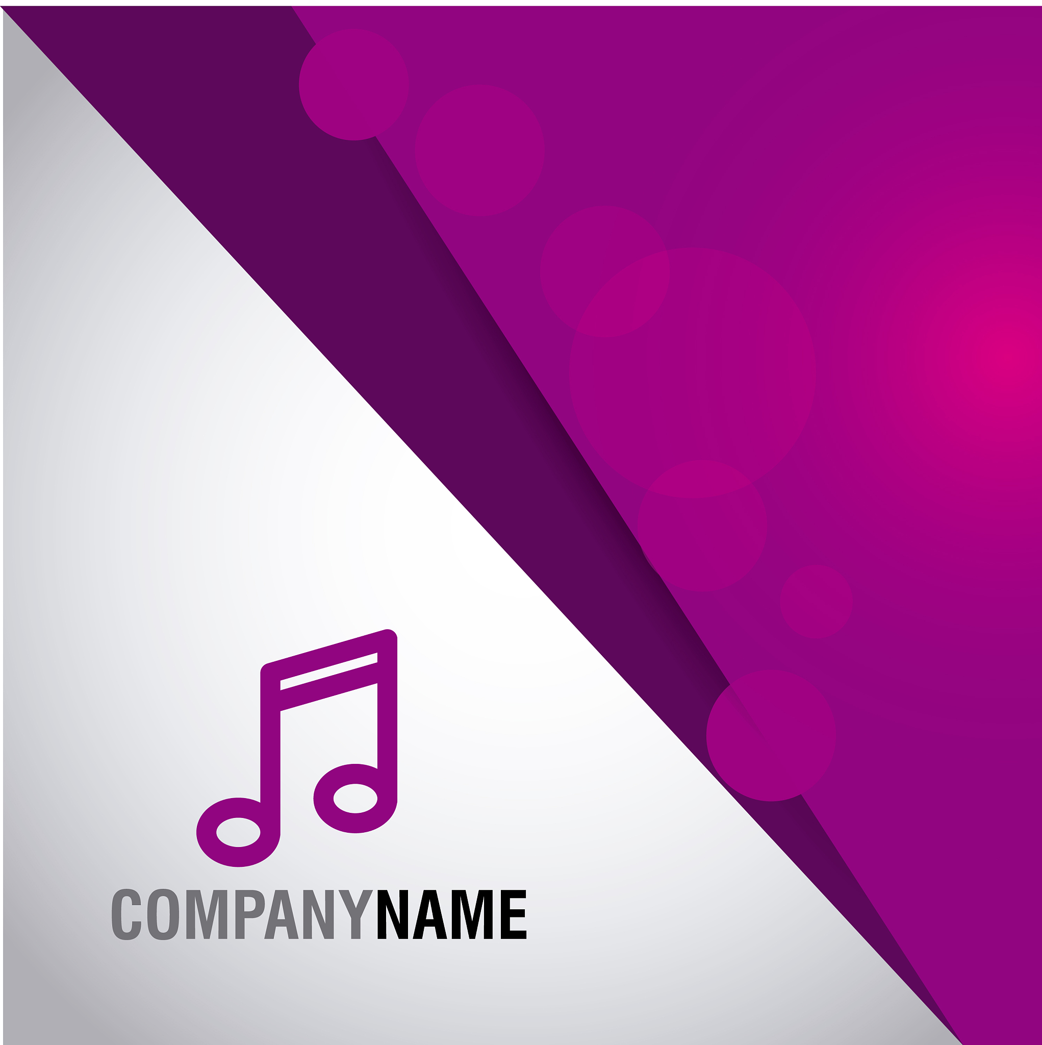 music company name corporate template business