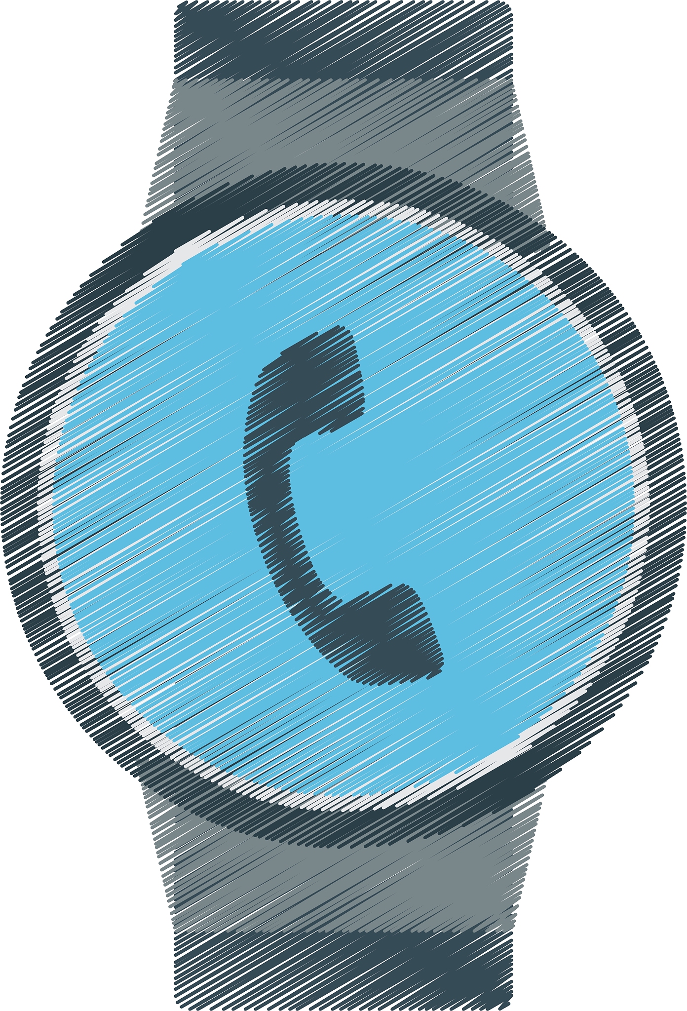 smart watch modern wearable technology phone