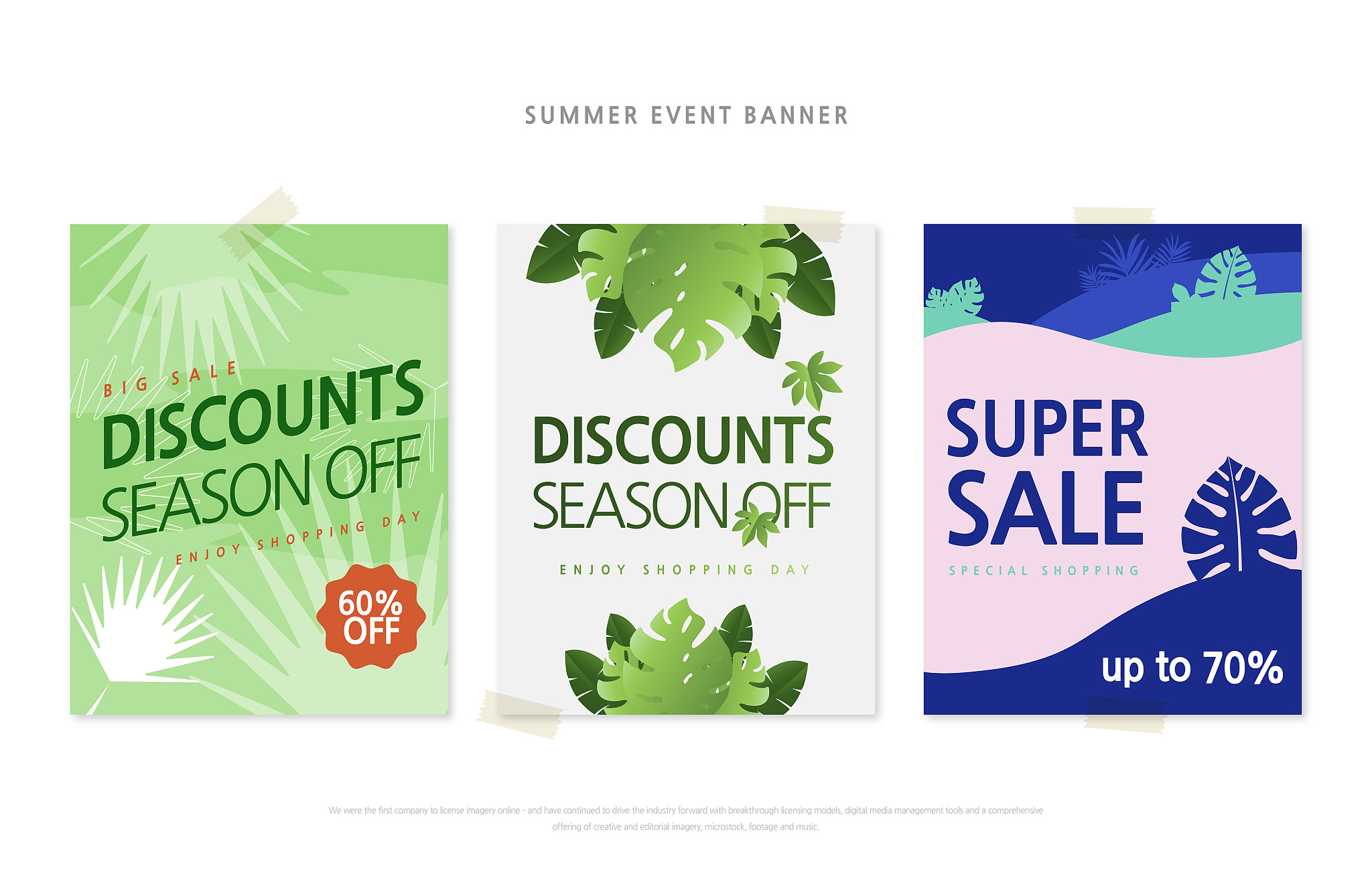 sale, shopping, leaf, tropical pattern, summer