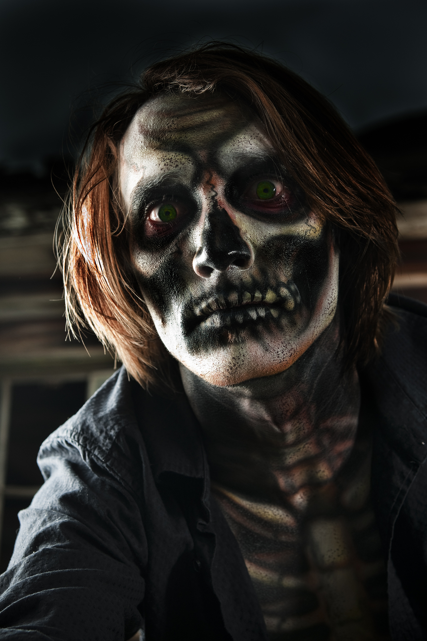 creepy skeleton
