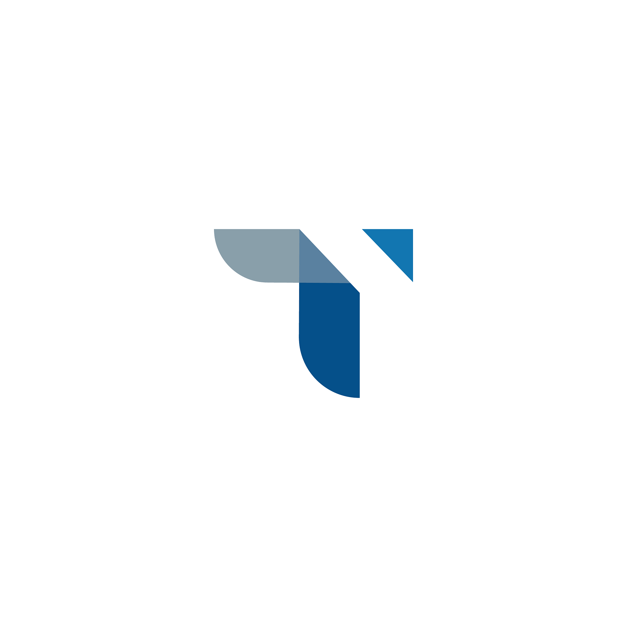 initial letter t or tt logo design template