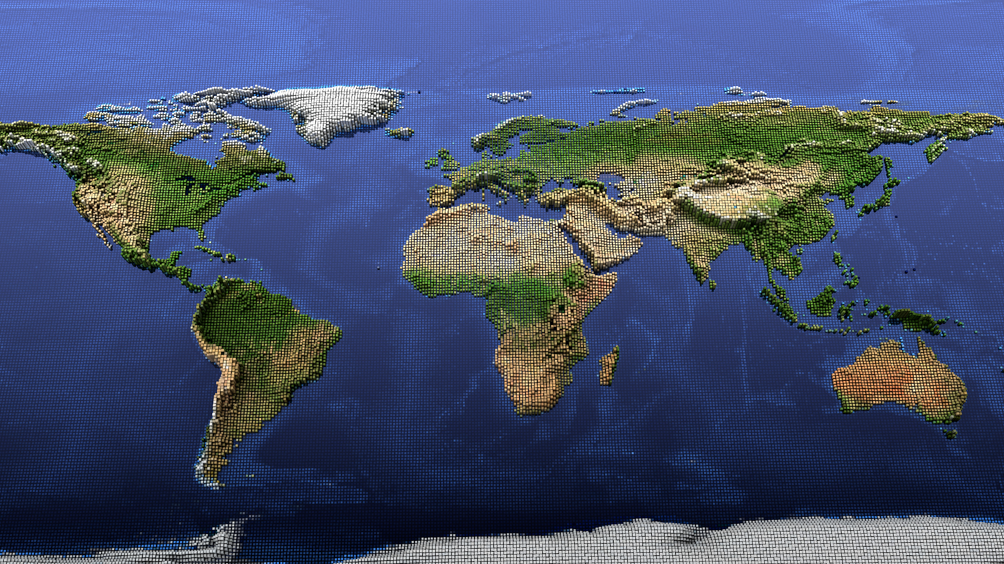 digital earth map