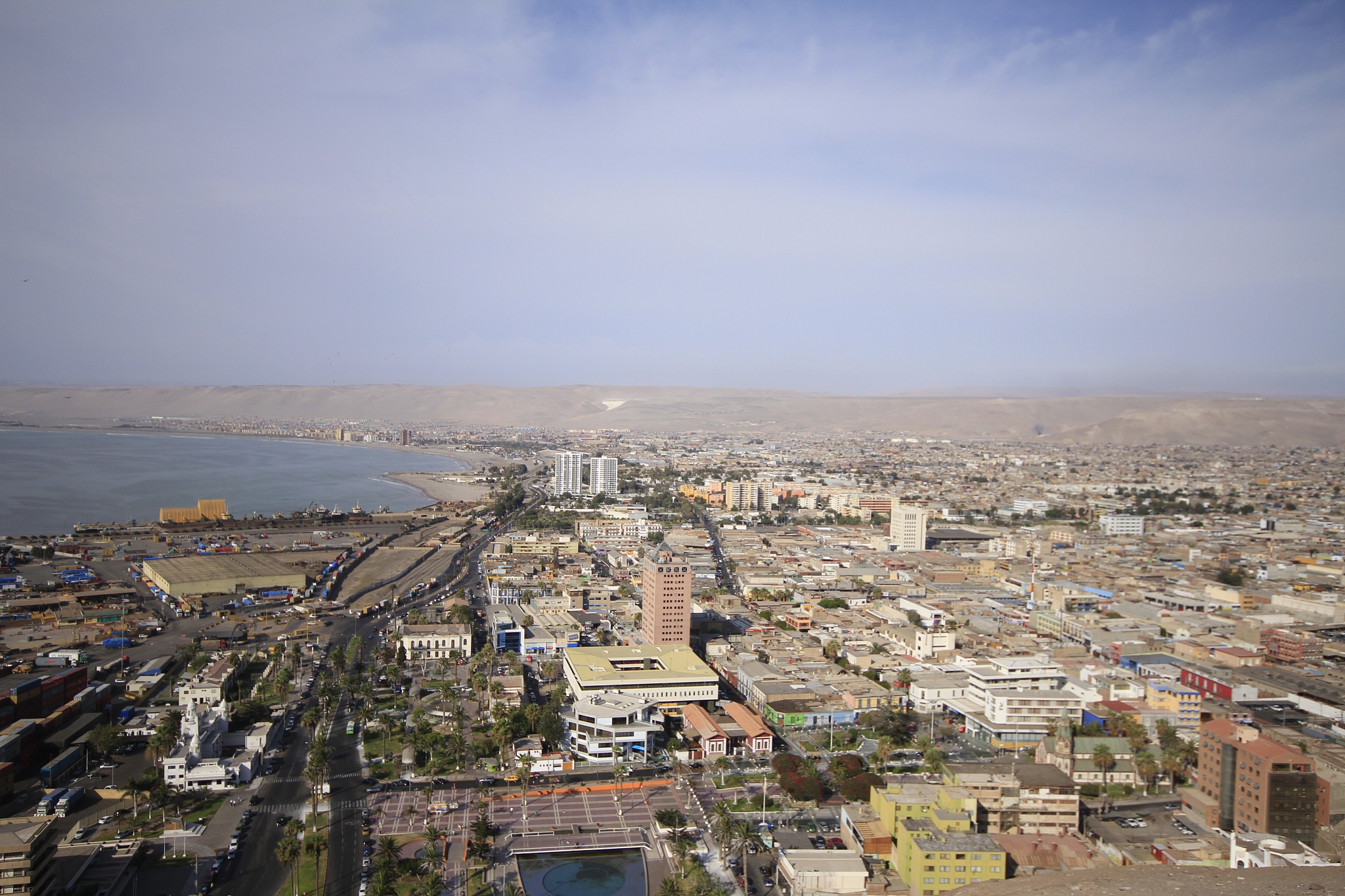 ocean view of arica chile