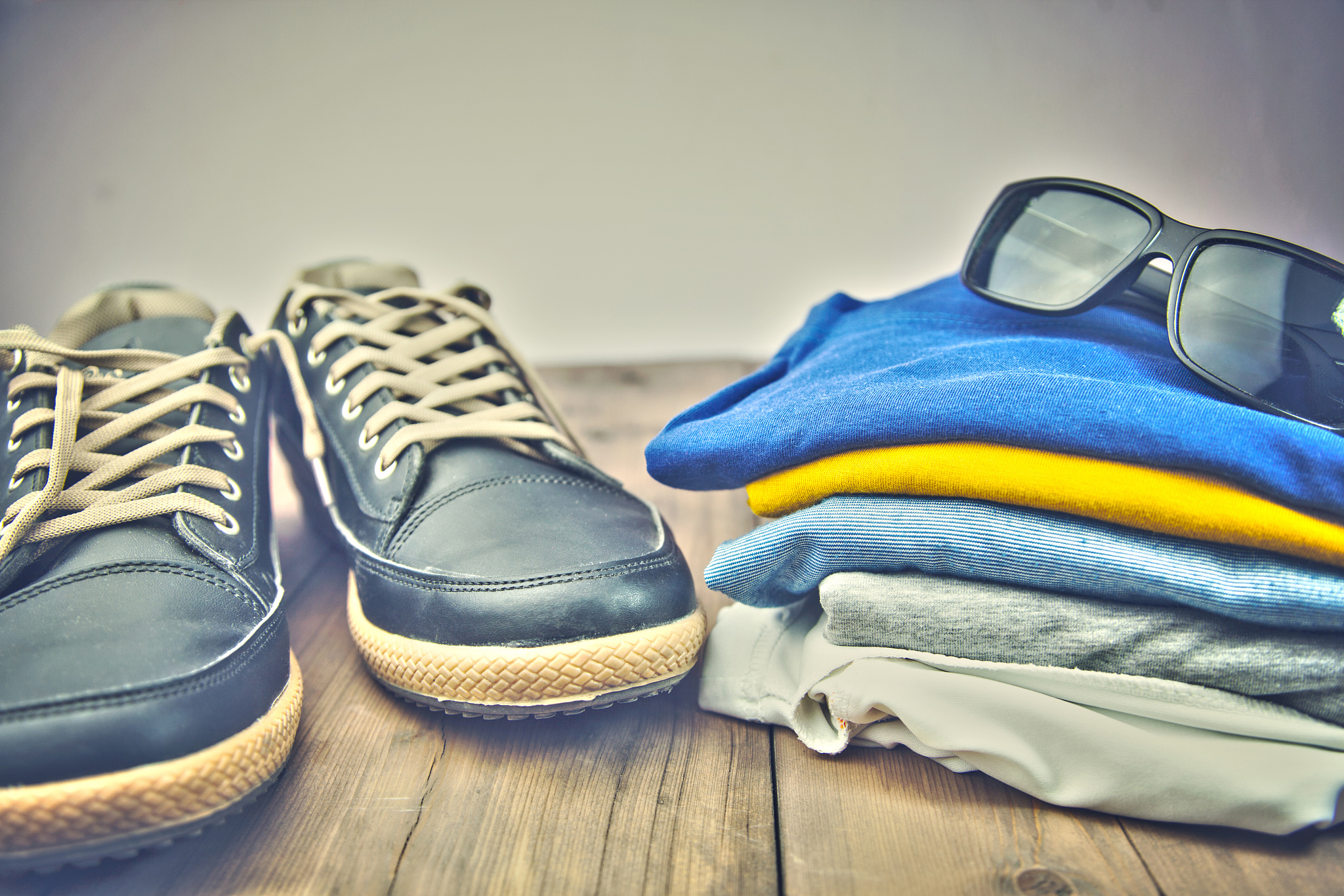 man sneakers and clothing