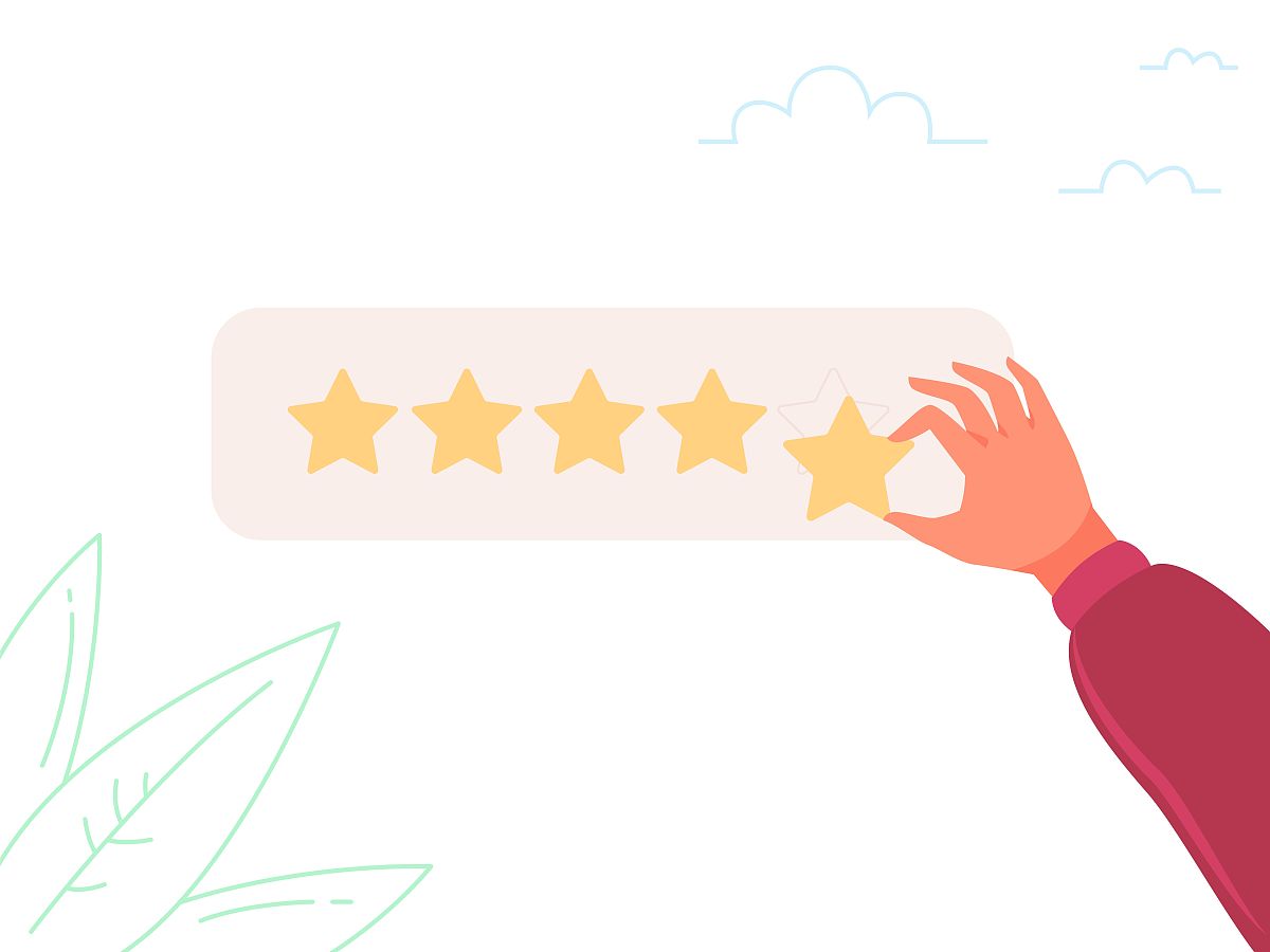 商品评分 - 5星评分系统