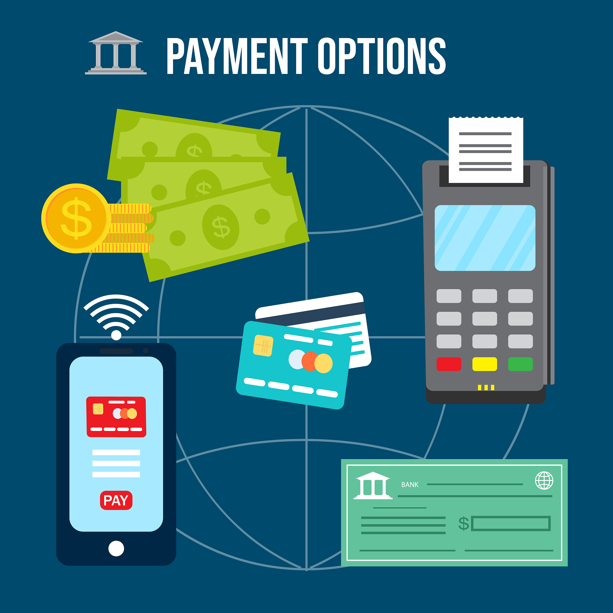 money transaction and payment options