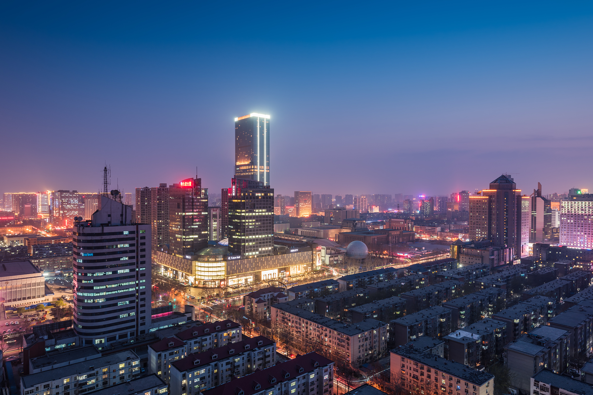 石家庄夜景