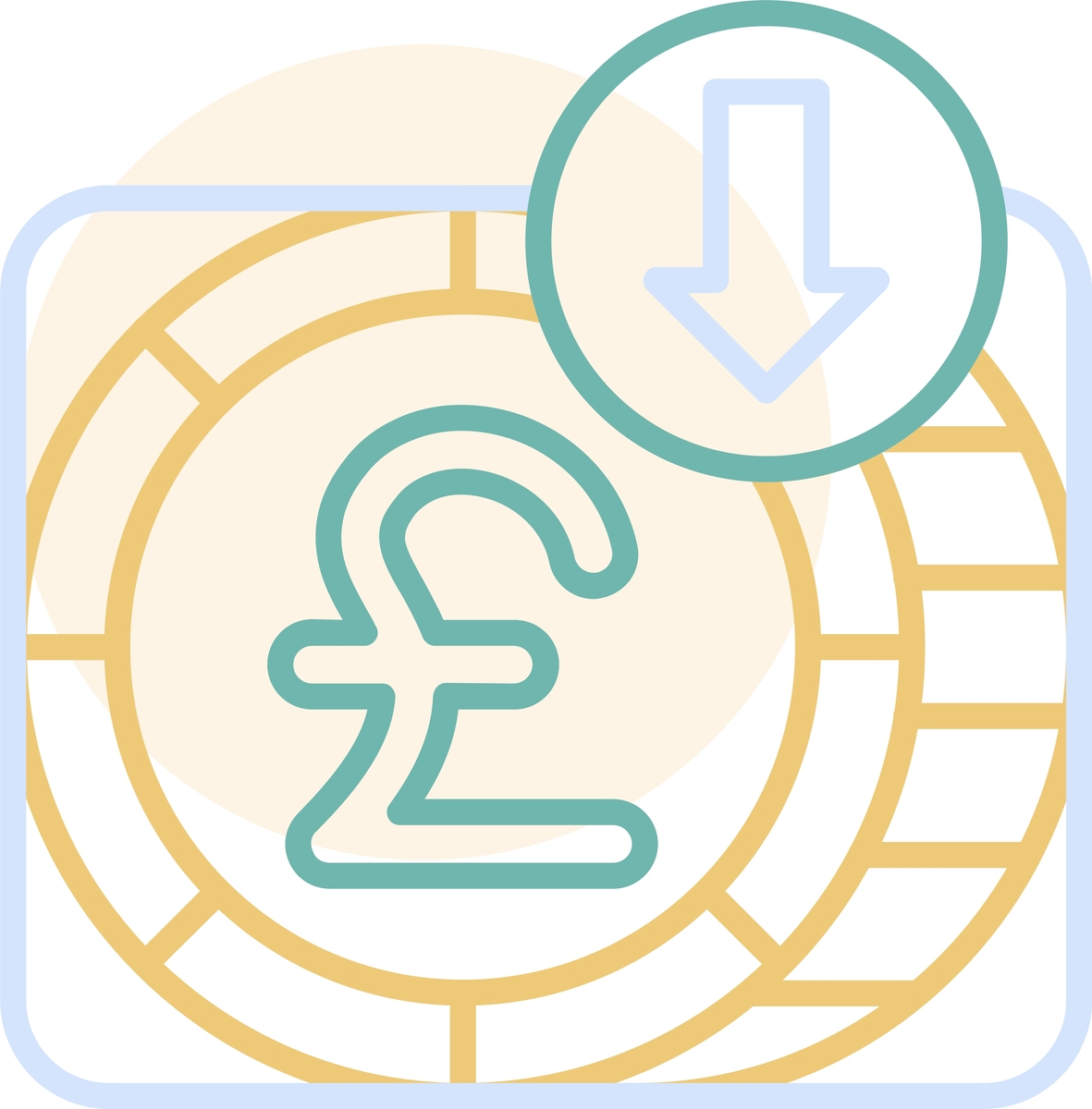 英镑图标矢量元素