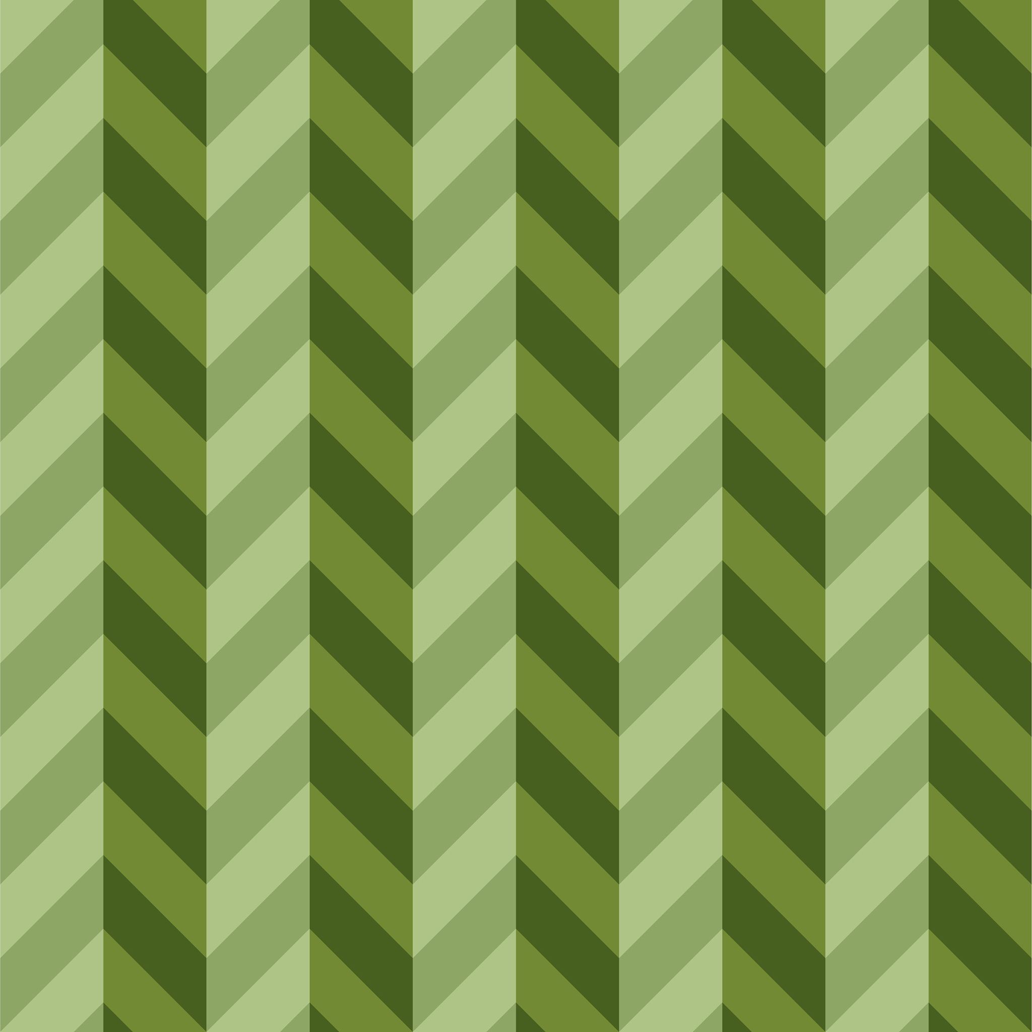 green three dimensional chevron seamless pattern
