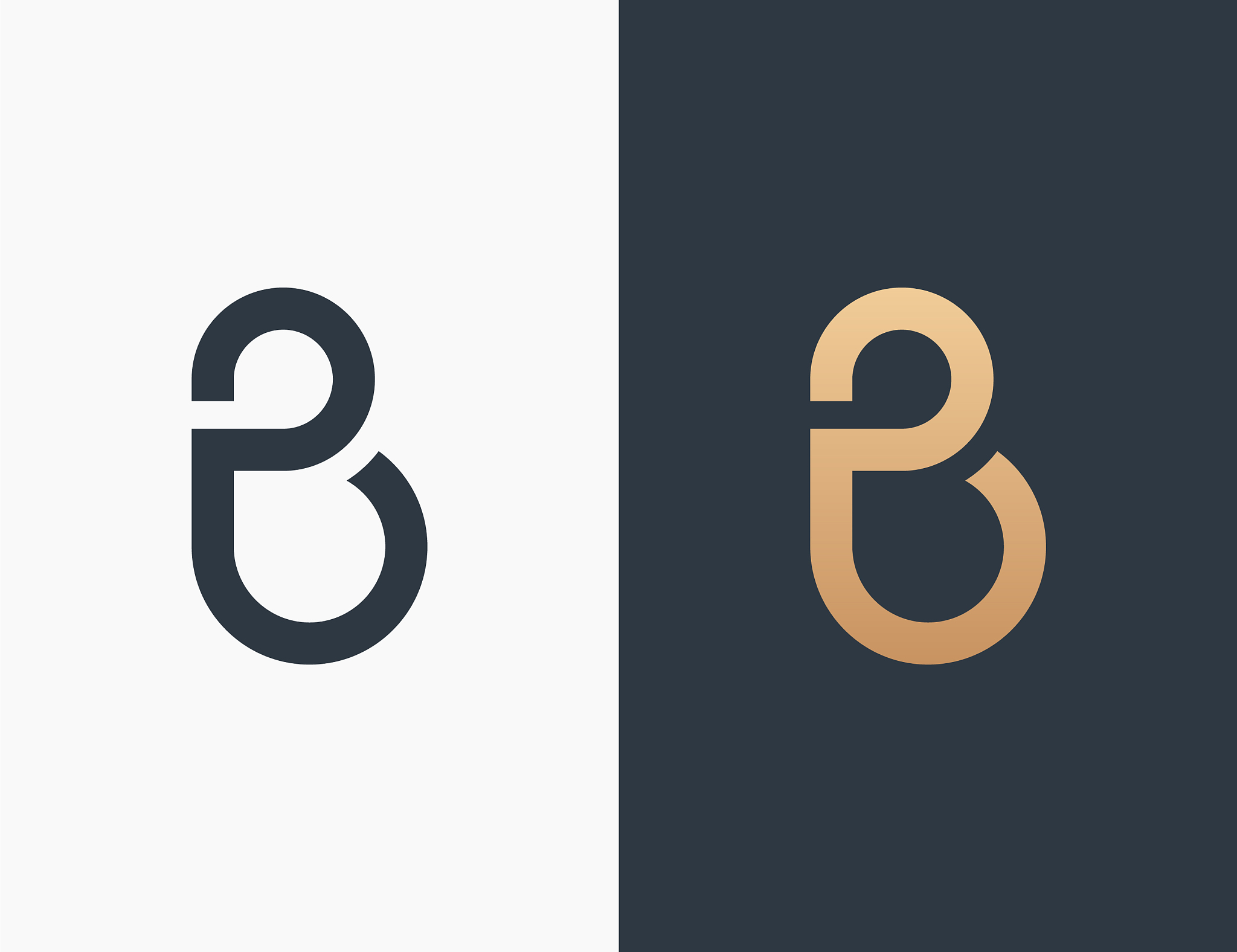 letter b logo template