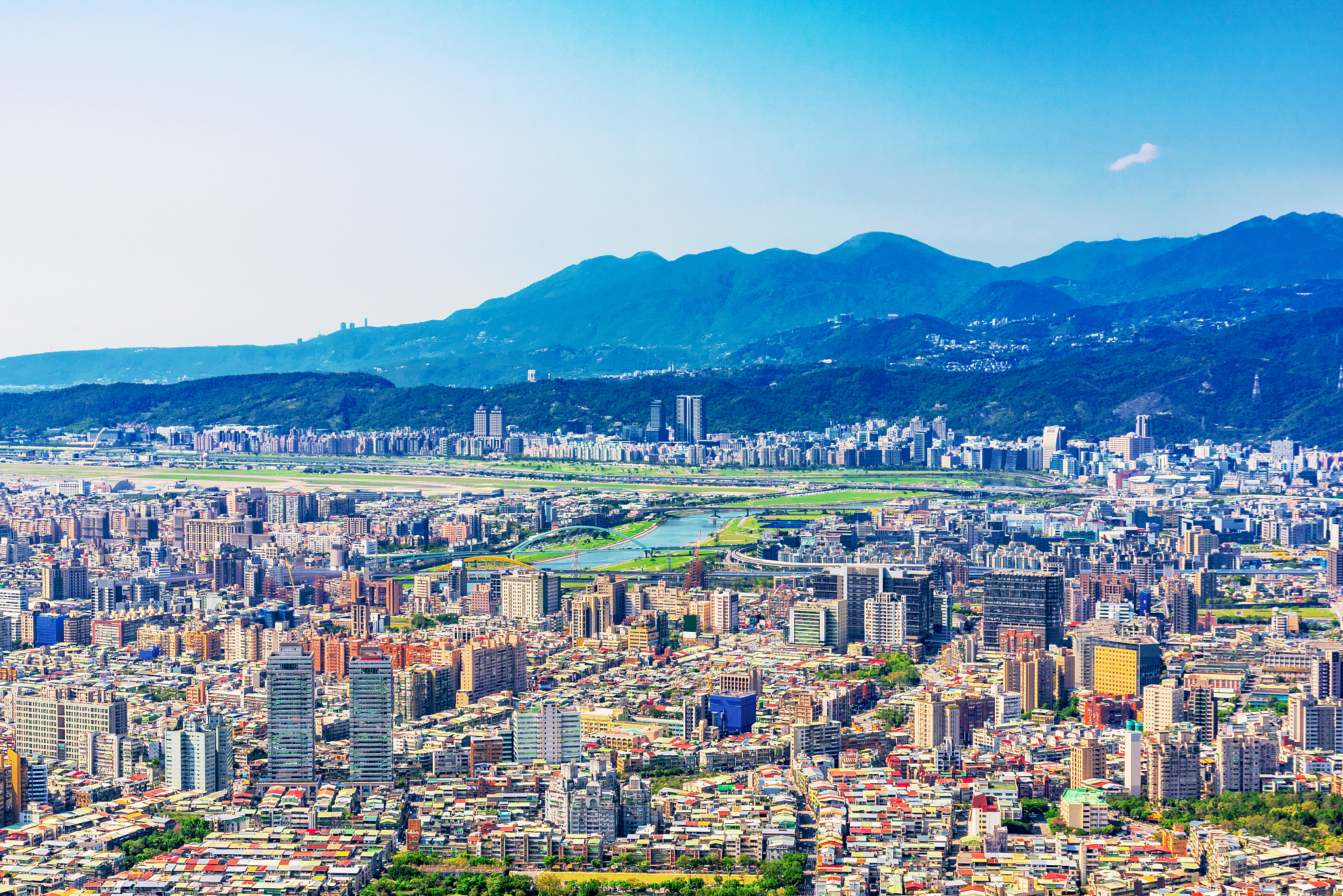 view of taipei city