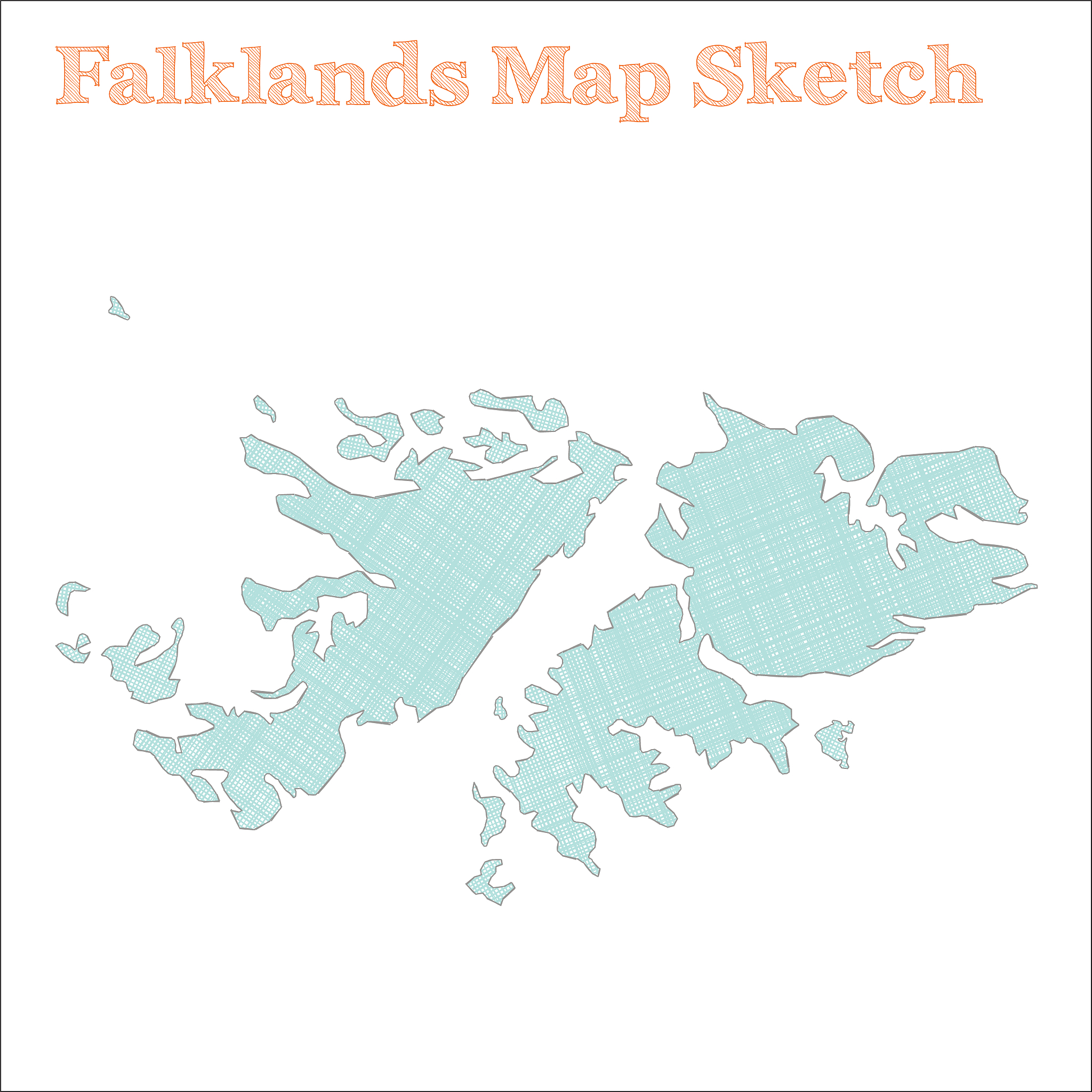 falklands map.