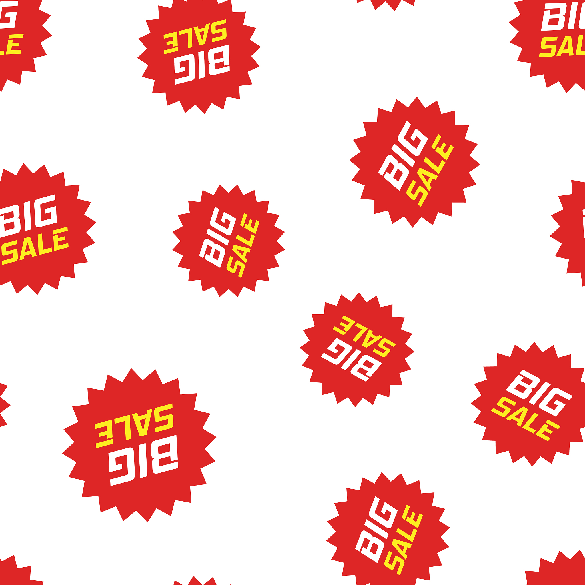 discount sticker icon seamless pattern background