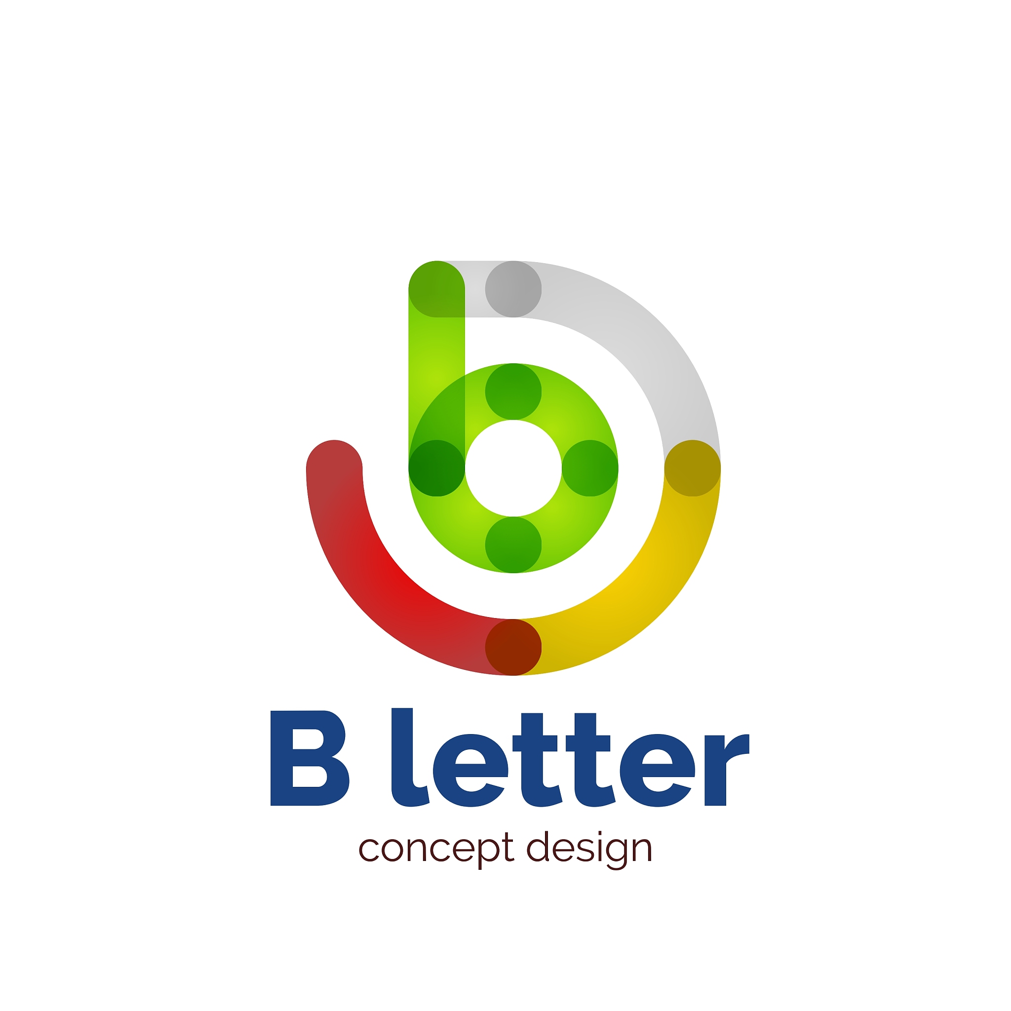 modern minimalistic letter concept logo