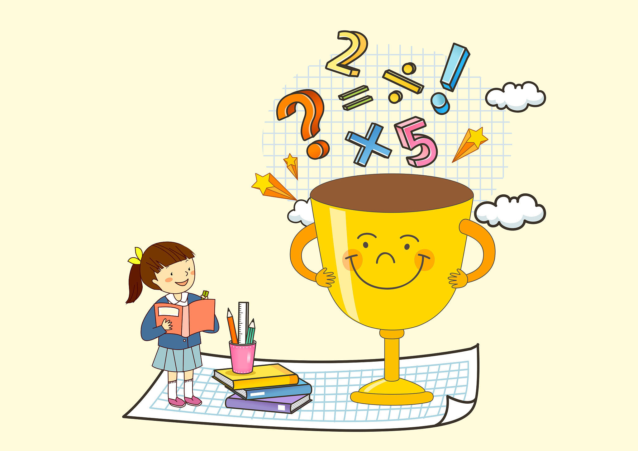 描述一个故事：我叫一个弟弟数学他的数学很差。但是在我教他过程中我发现他有数学天赋但是他对自己的老师不感兴趣所以成绩不好。我尝试着用非常有趣的方法教他比如我会做一些flash动画利用一些视频和有趣的故事。