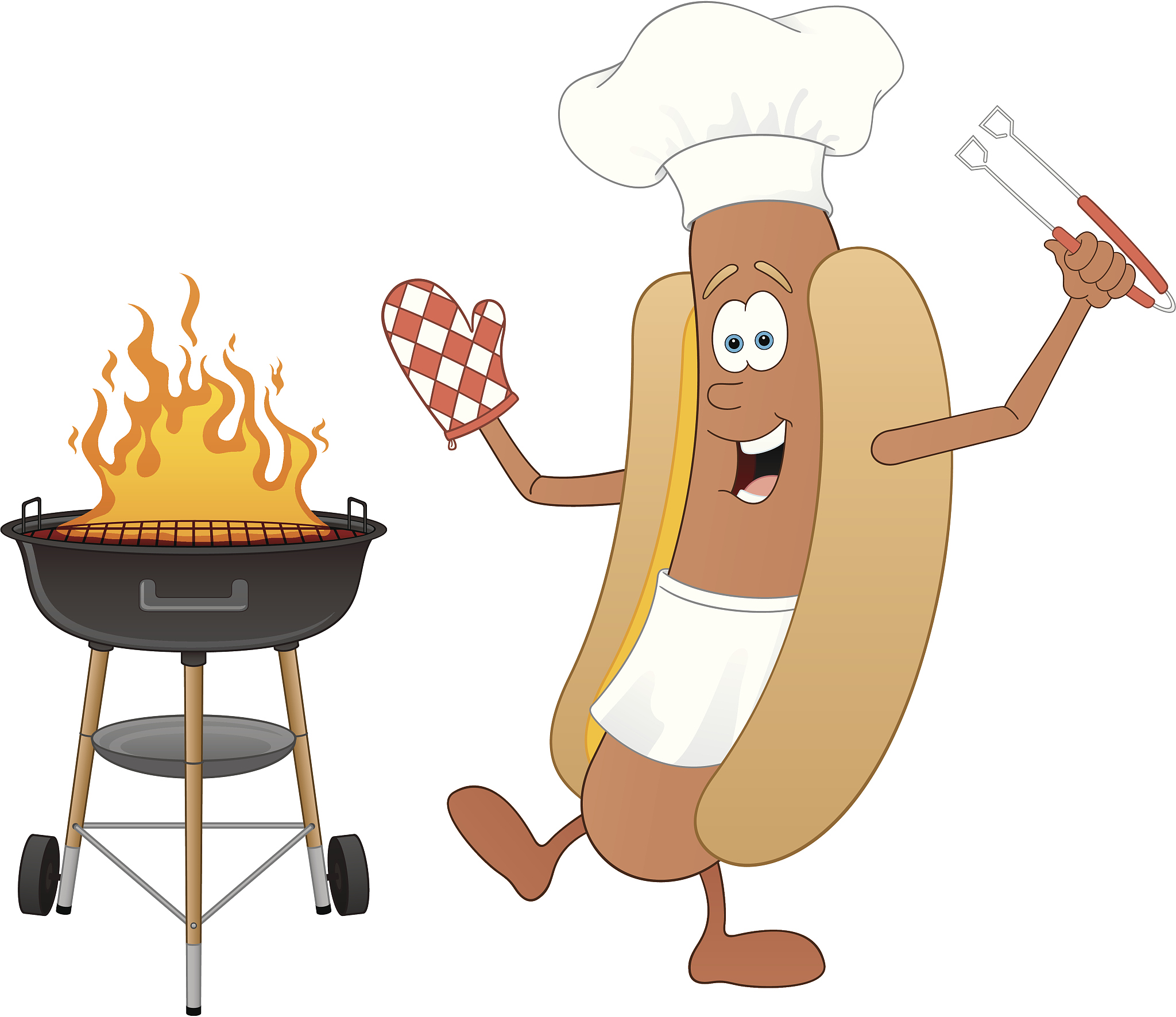 hot dog and bbq grill