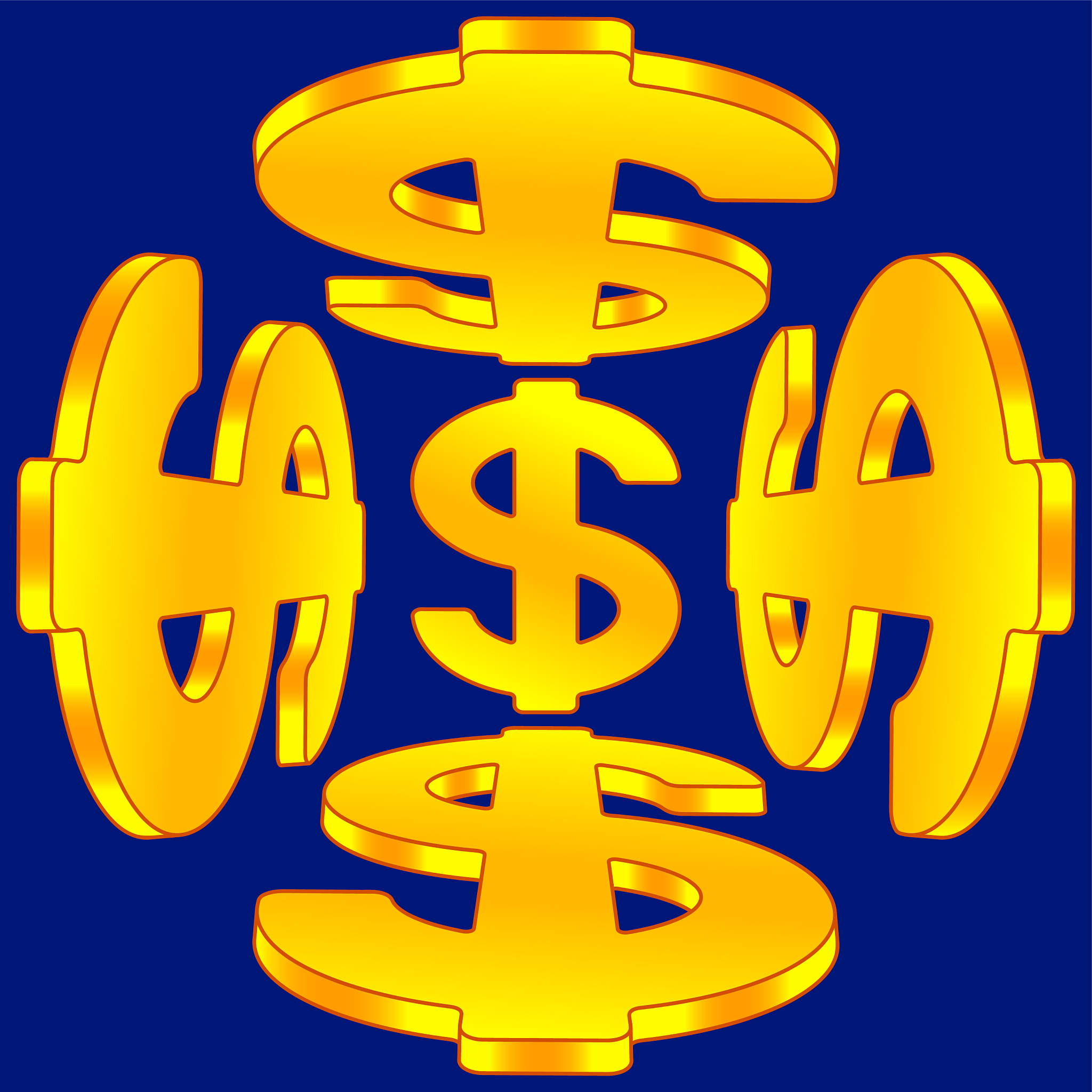 abstract dollar signs