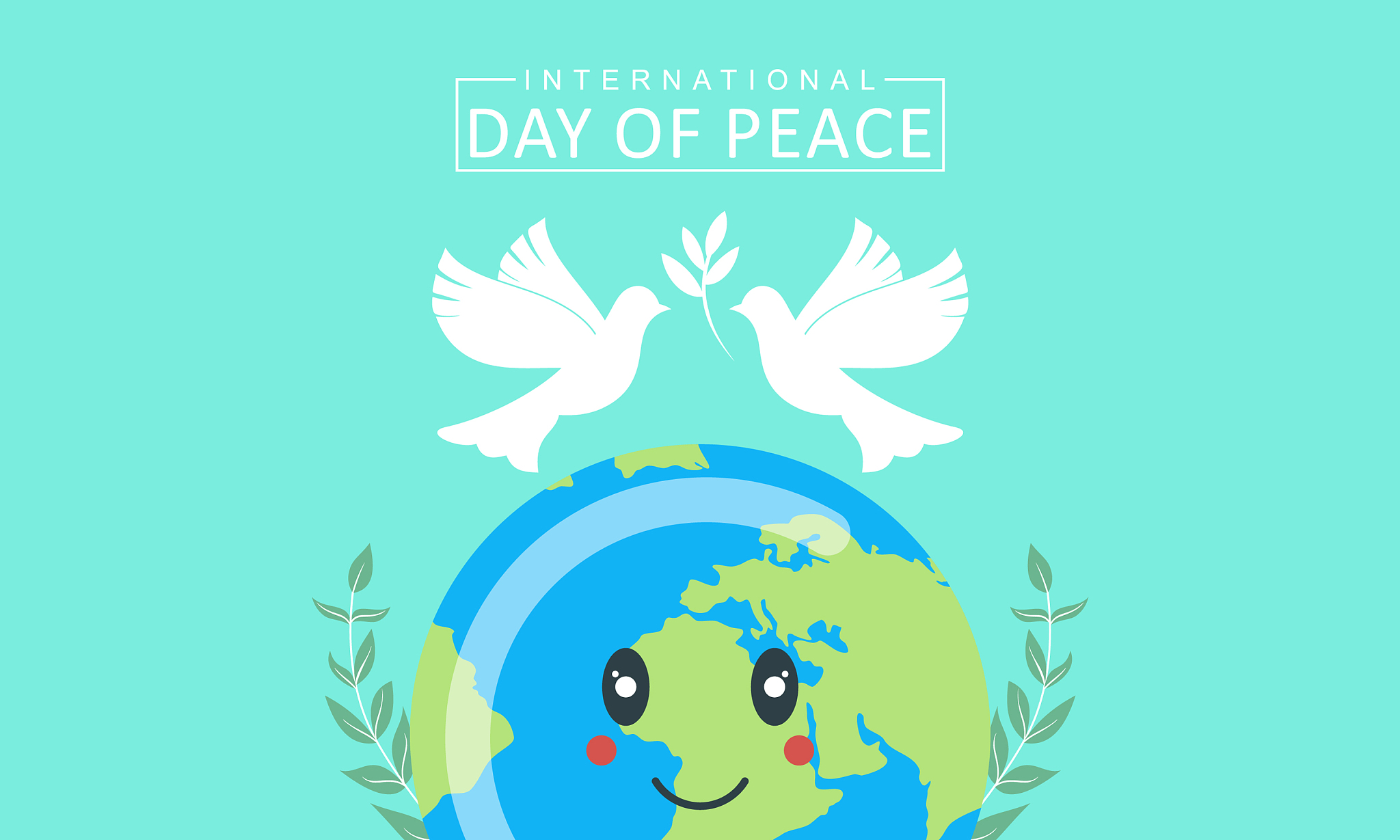 international day peace with dove