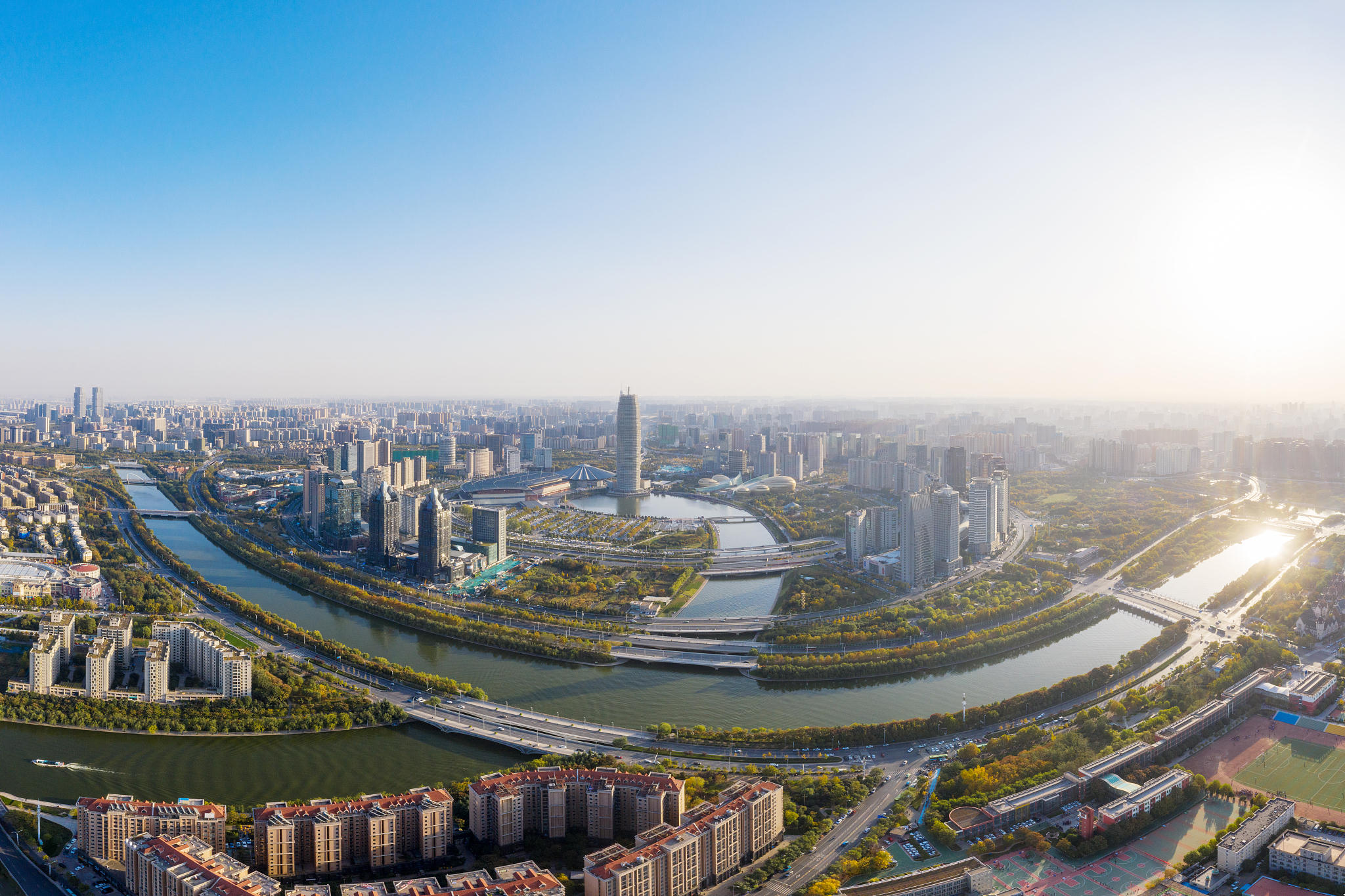 参观调研郑东新区CBD实习日记