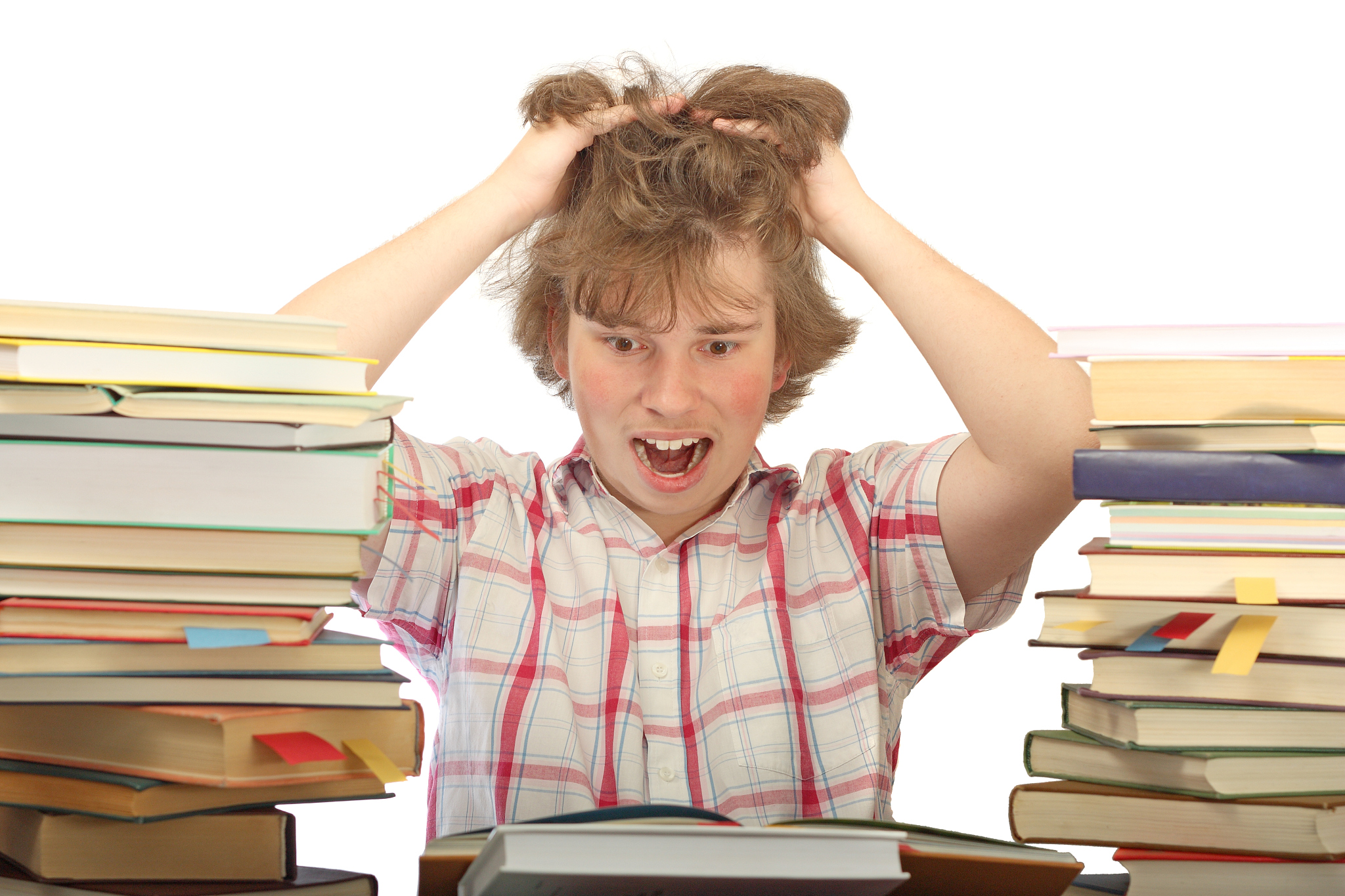 student before exams