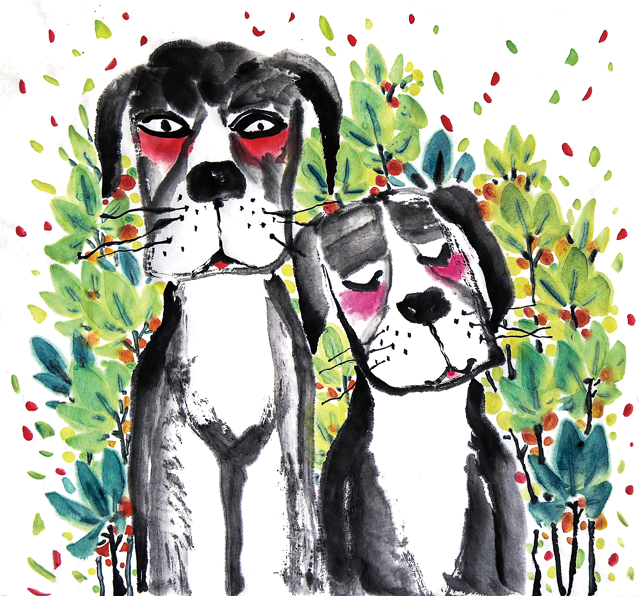 这一首关于狗的七言律诗