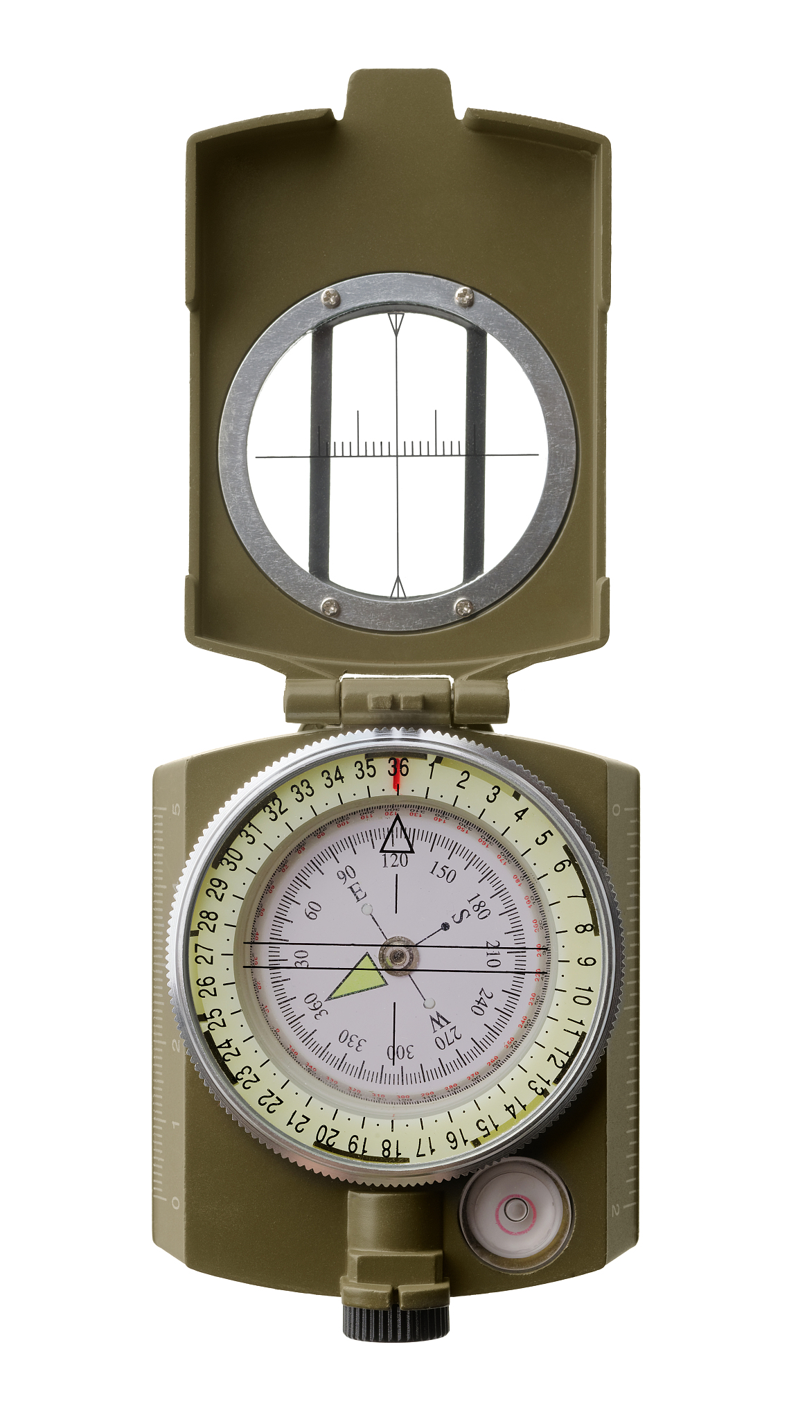 green square compass