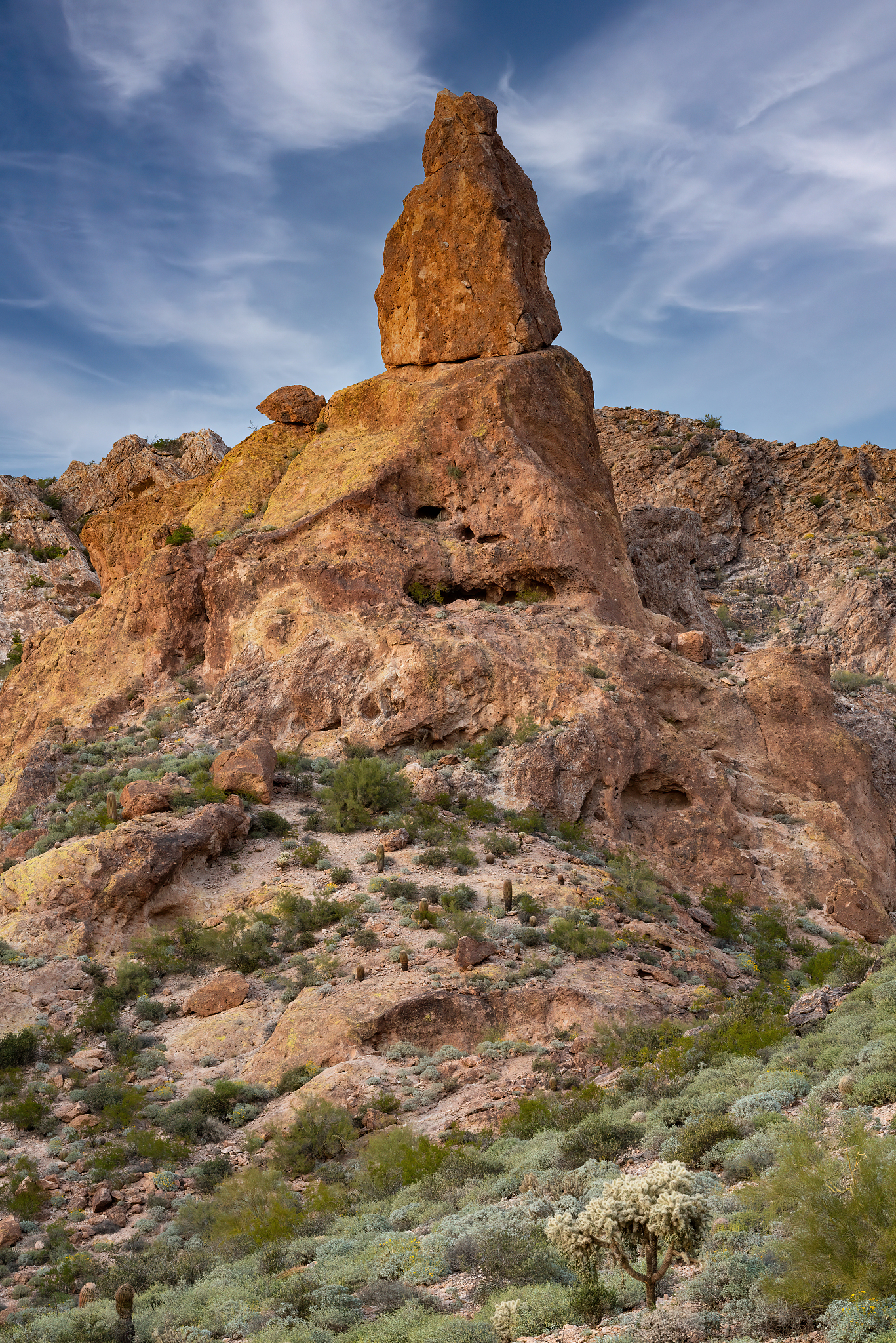 rock formation superstition mountains