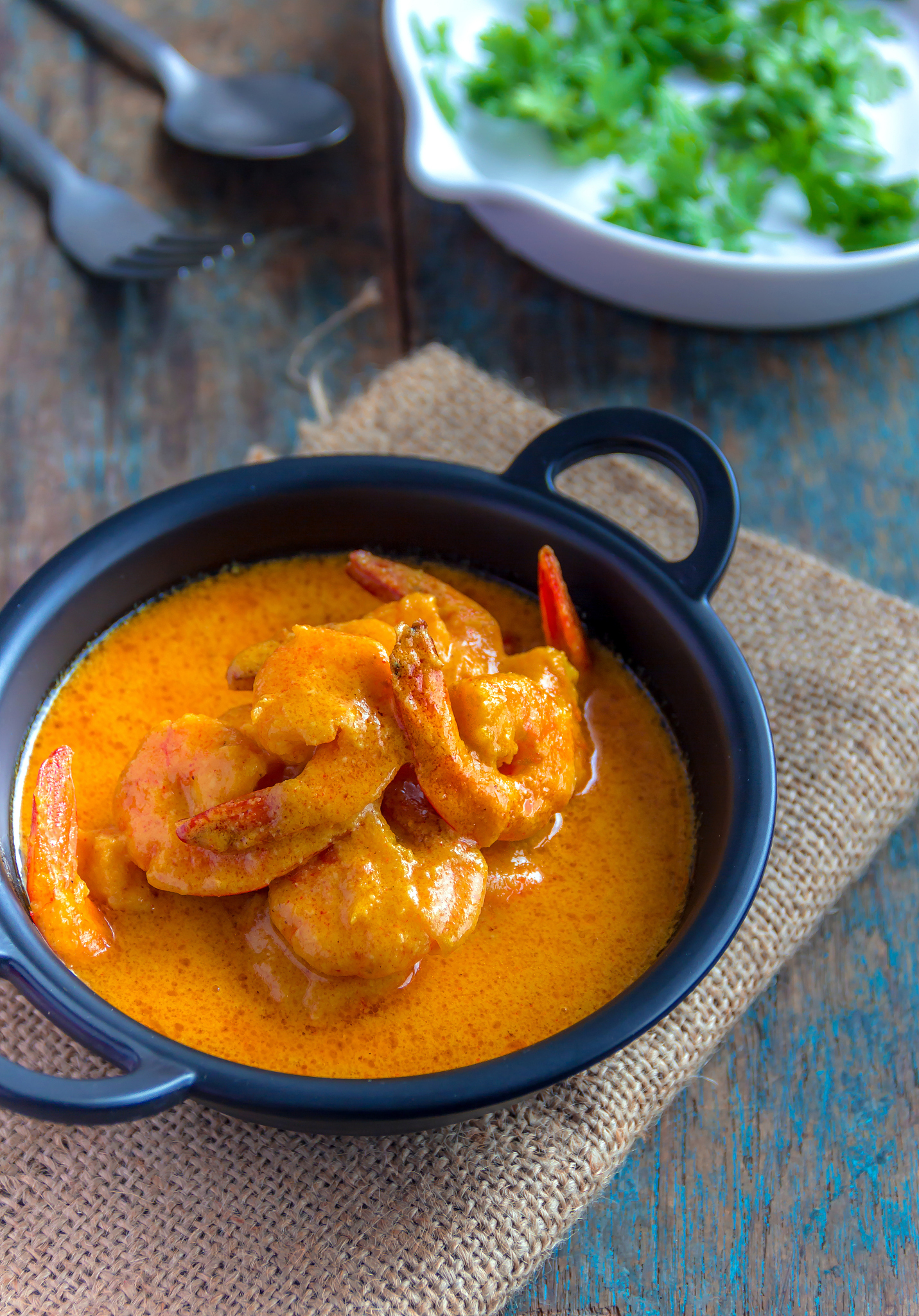 creamy shrimp curry
