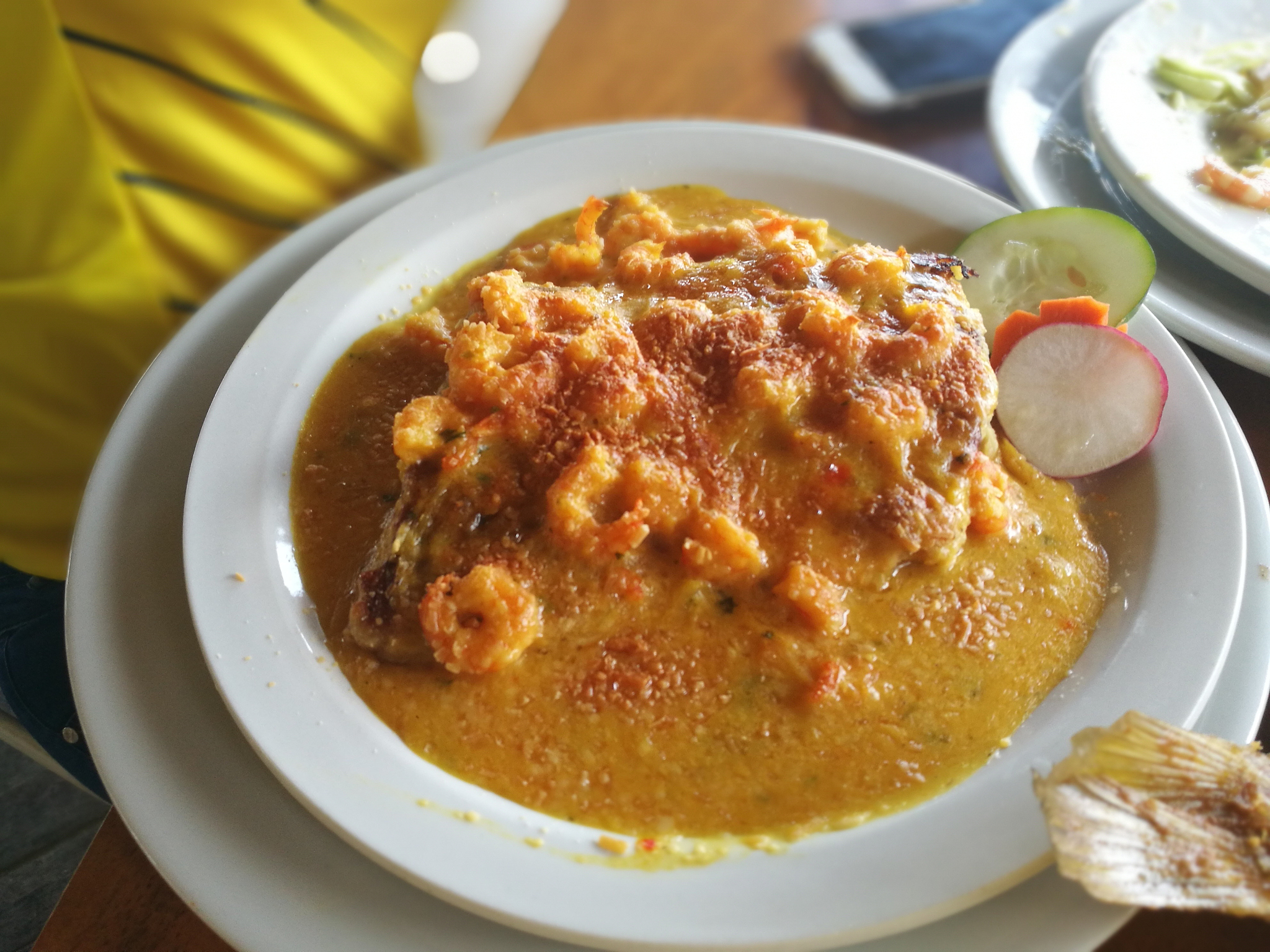 high angle view of food in bowl