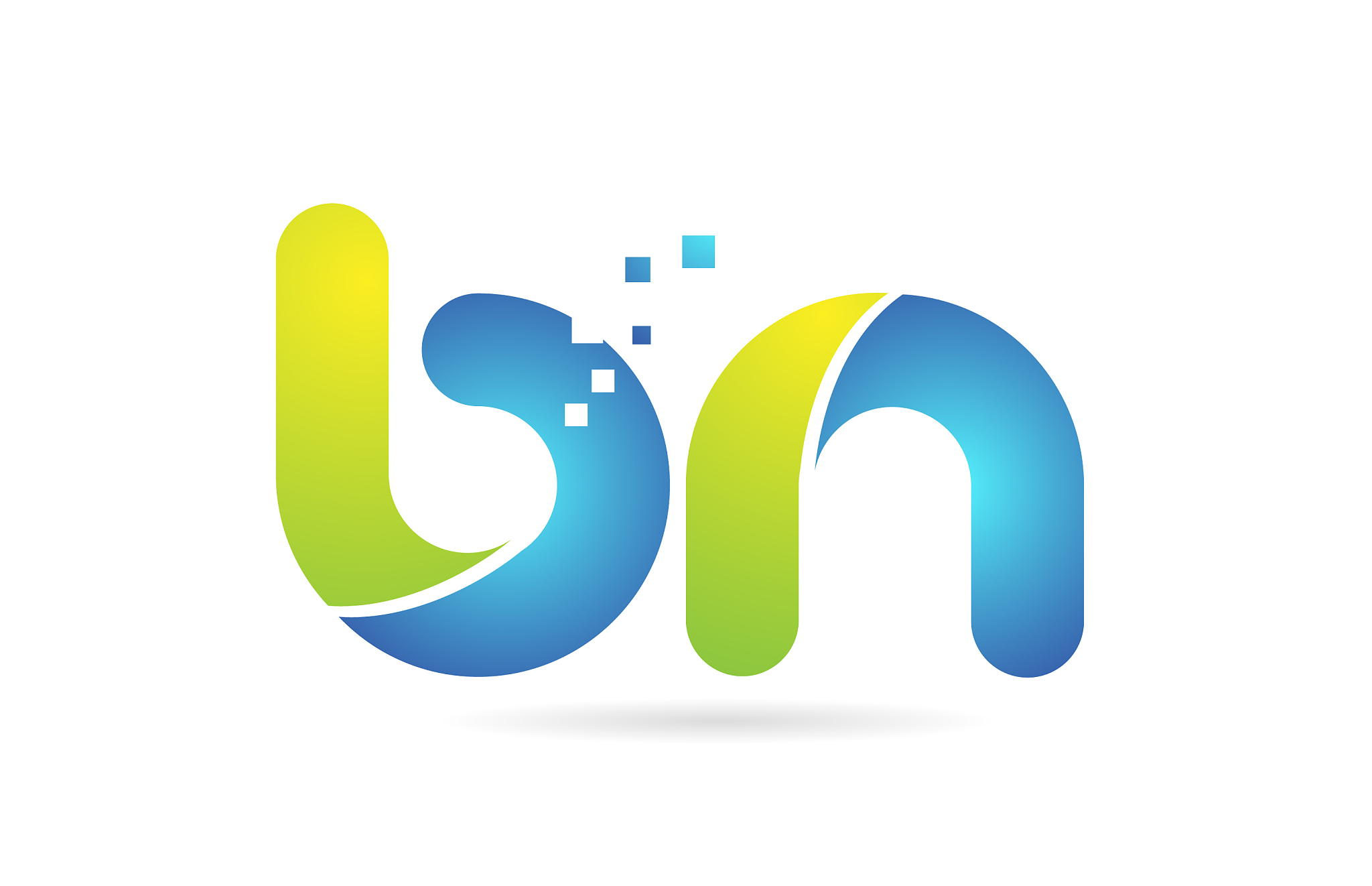 bn b n blue green combination alphabet letter