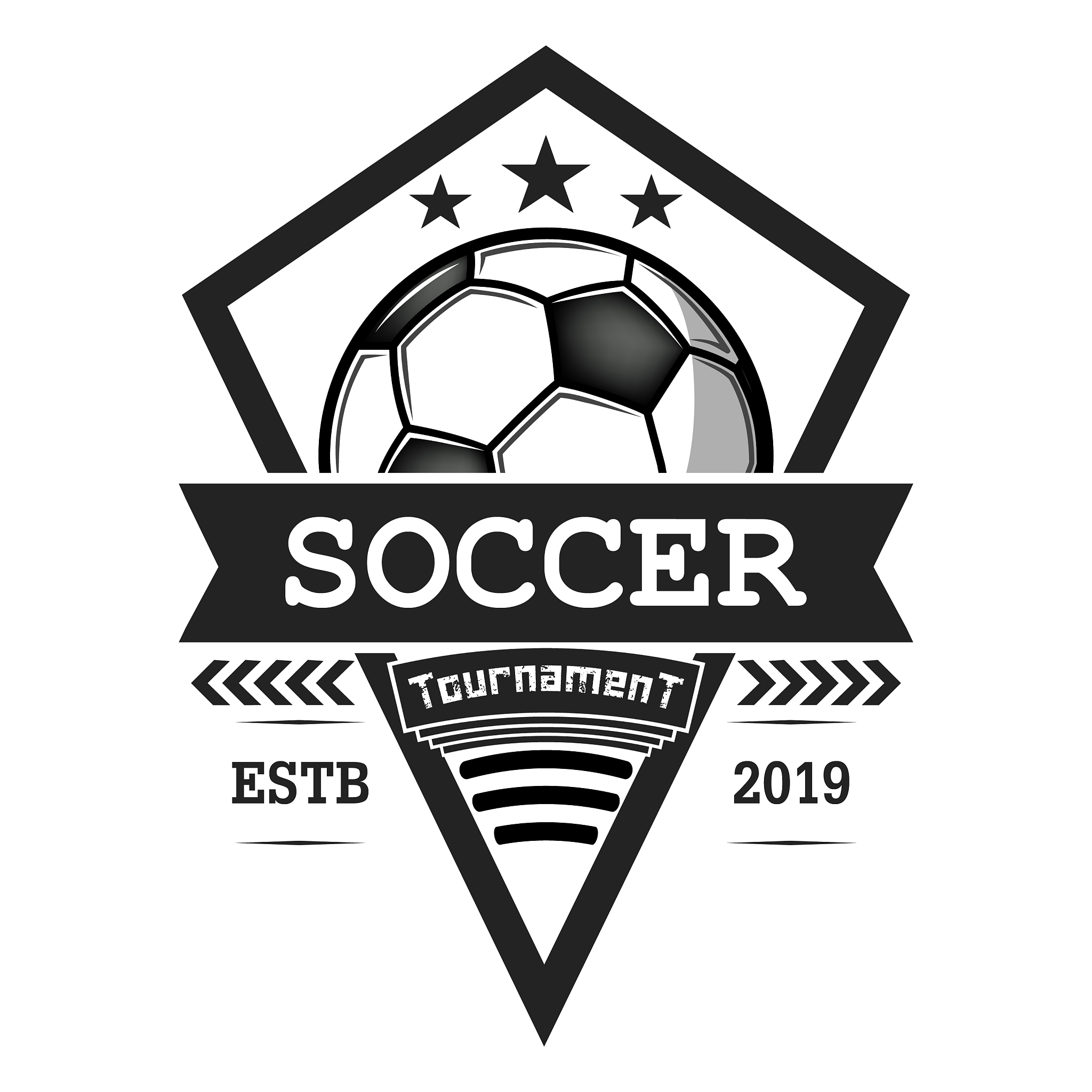 soccer logo design template