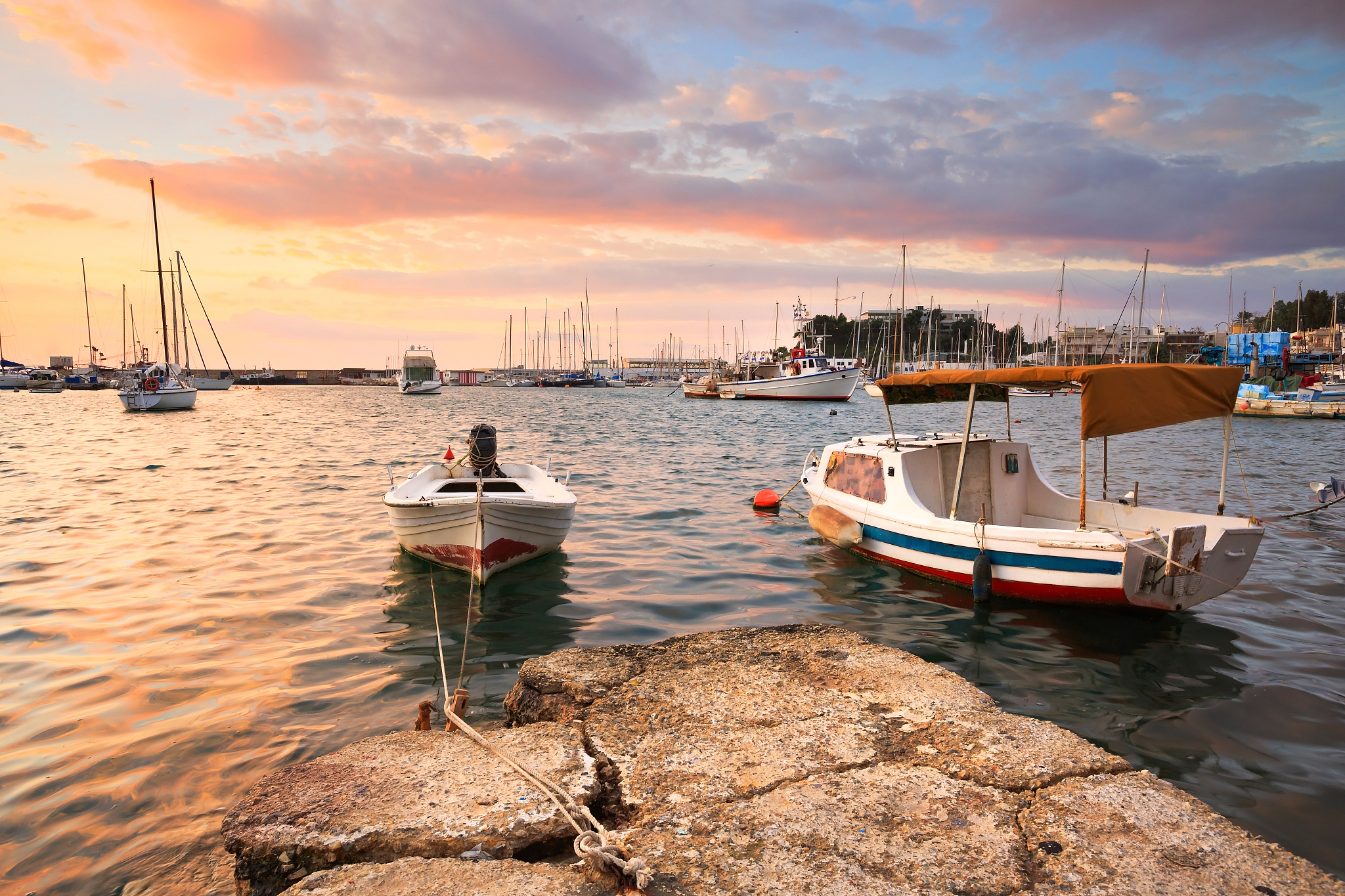 mikrolimano marina in athens.