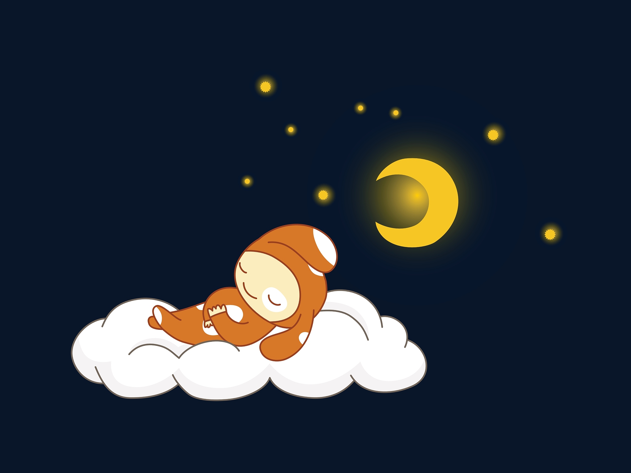 dog sleeping