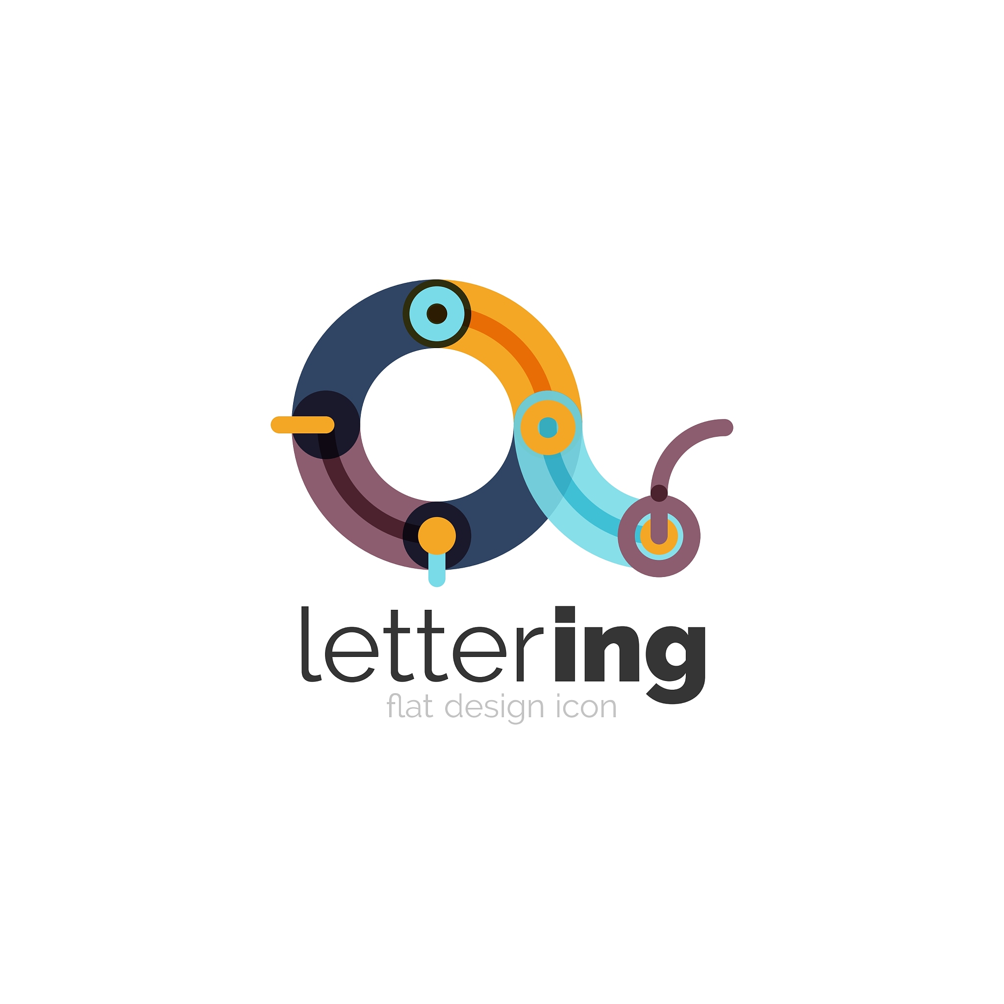 letter logo business icon