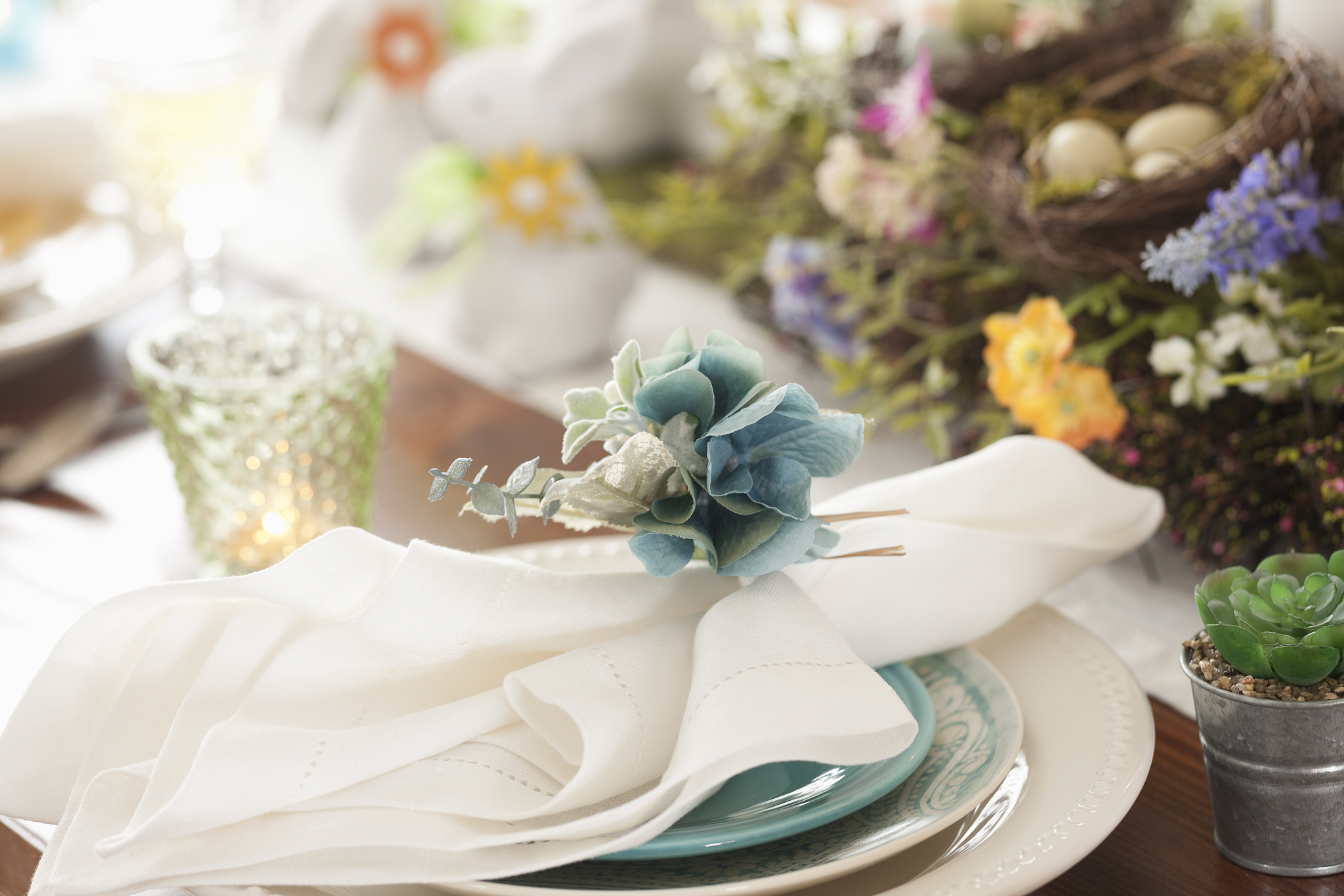 餐巾花：爱情长久，幸福美满的象征