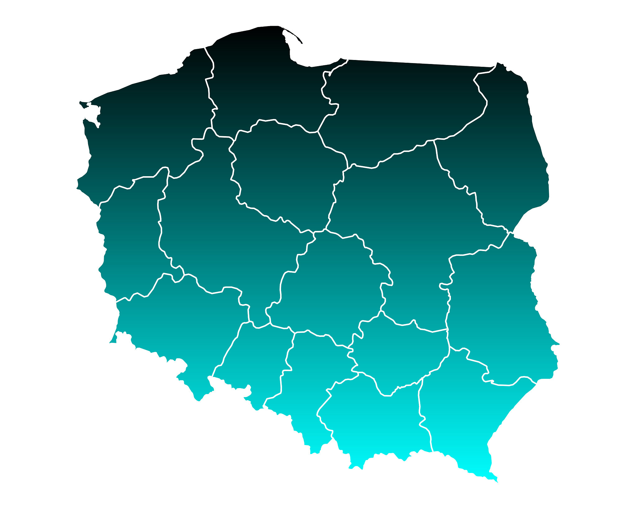 map of poland