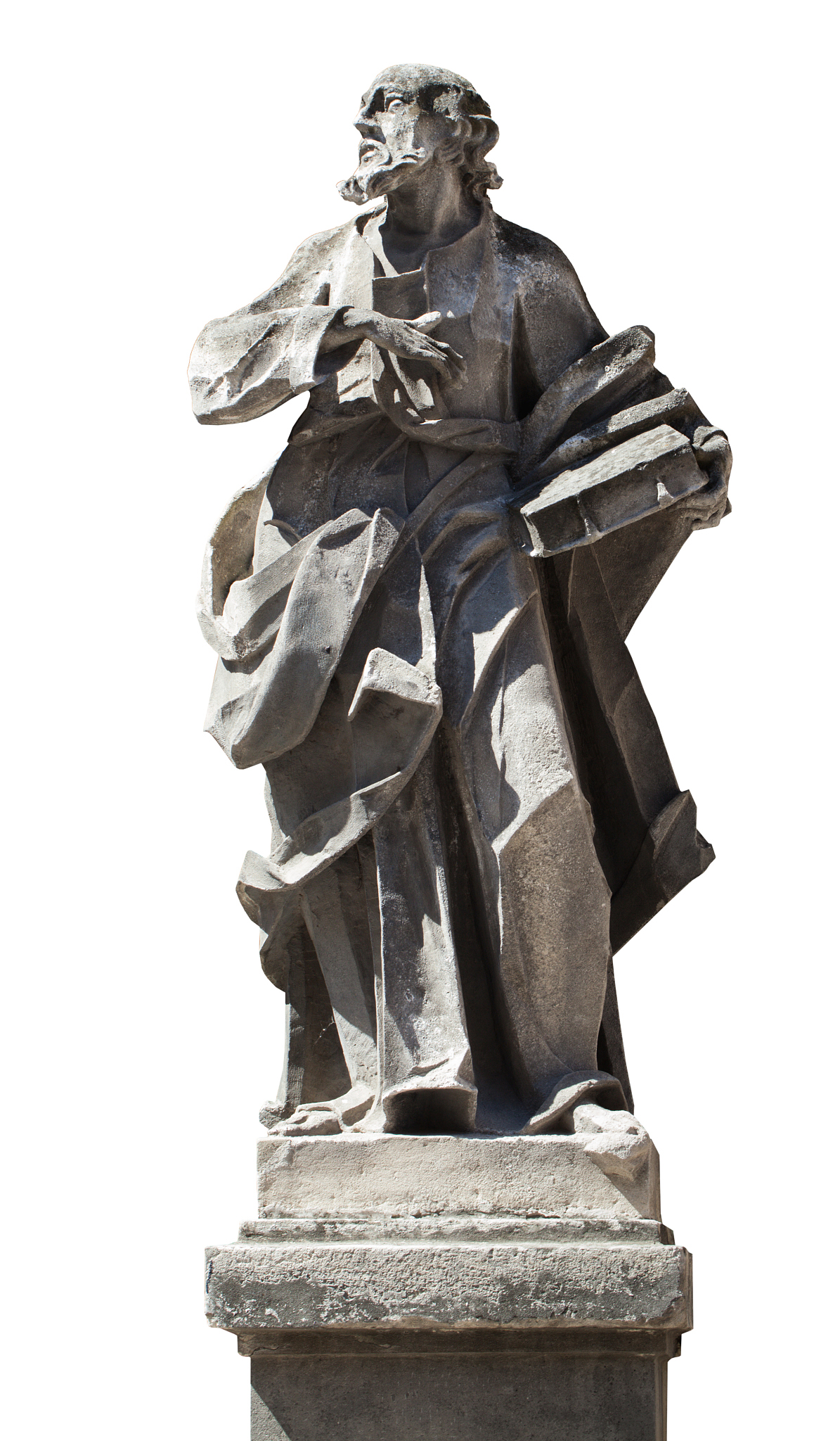 vintage sculpture monk
