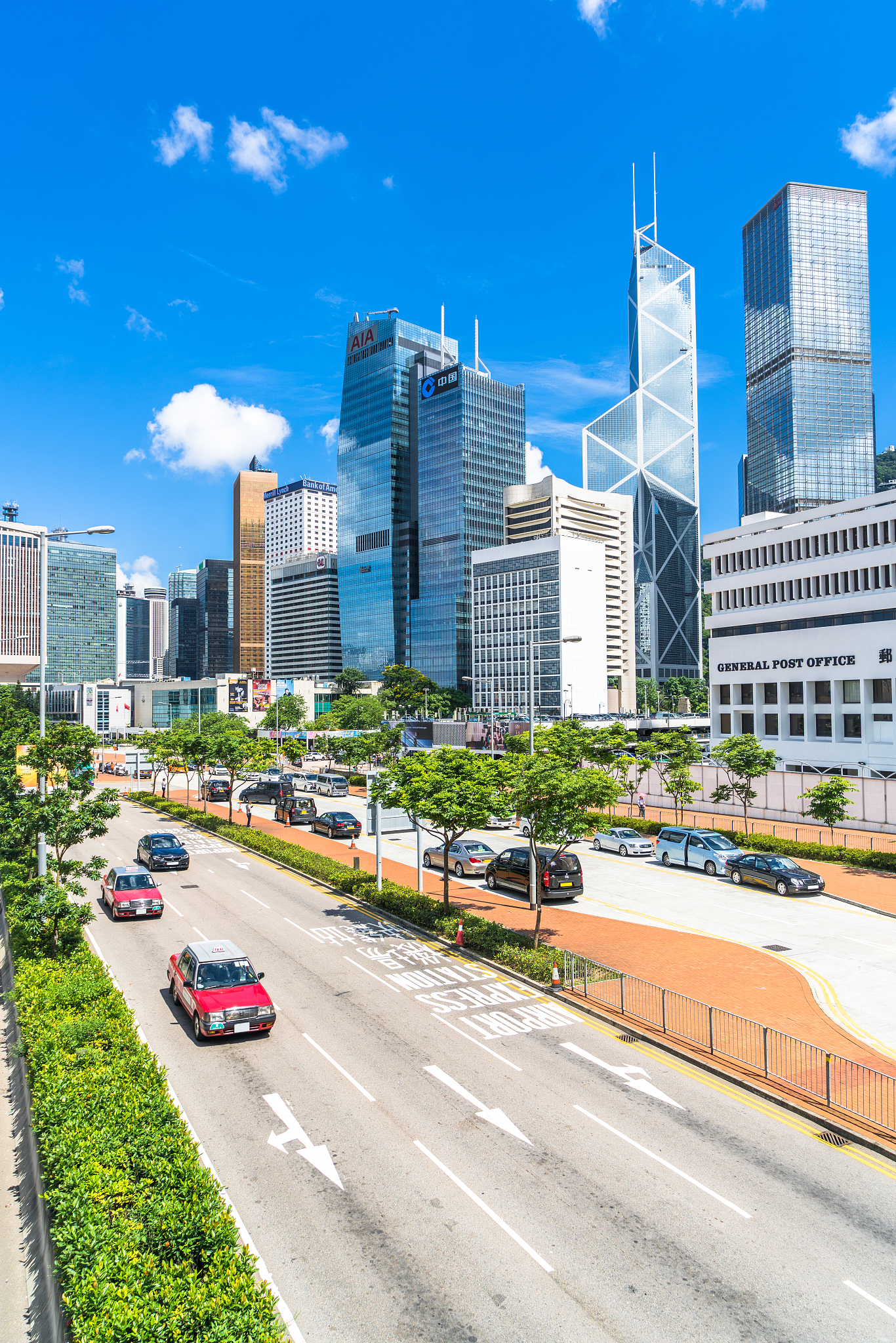 hong kong financial district