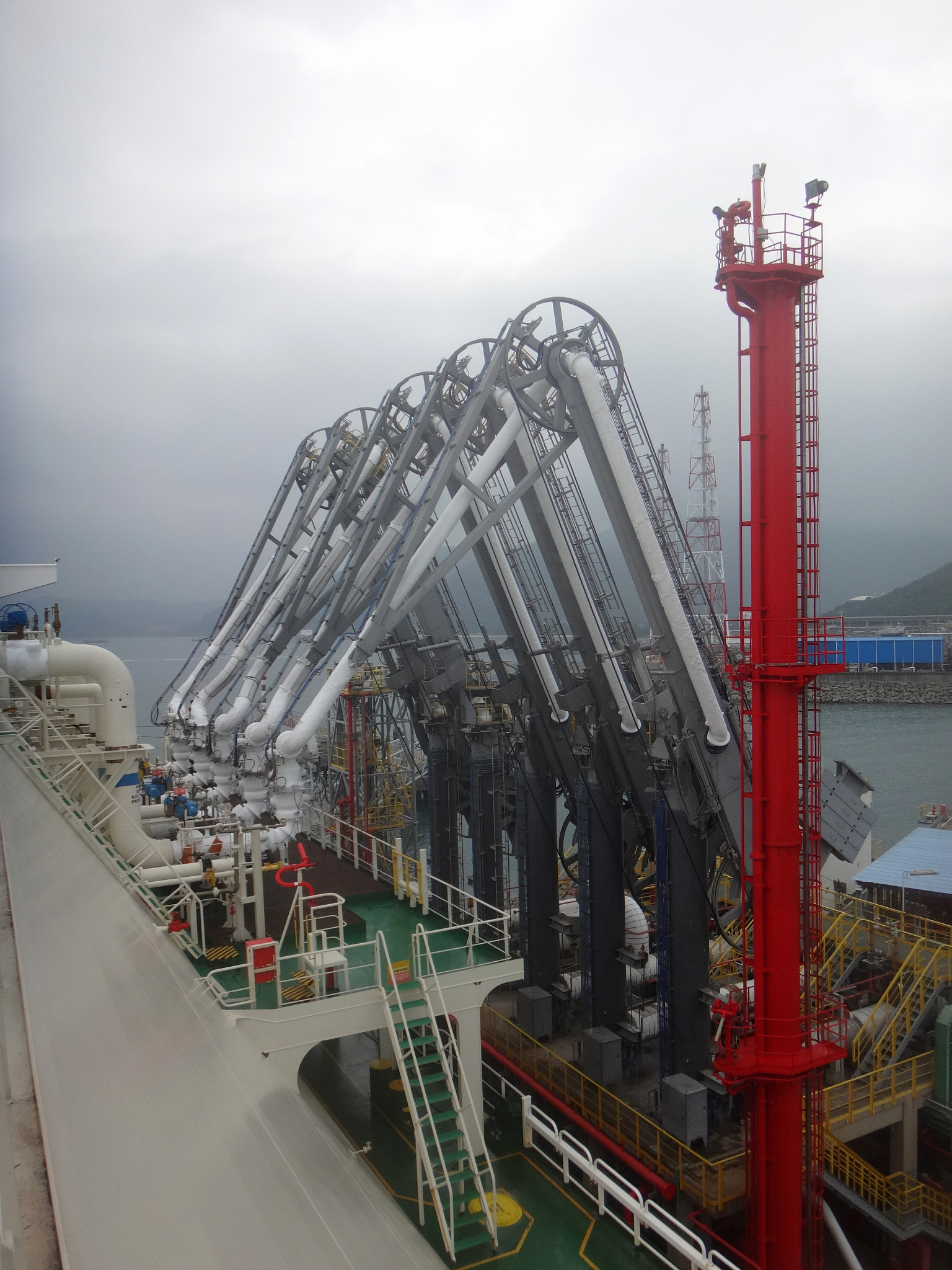 Cargo Discharge at Qinhuangdao Port - Holds No. 2, 4, and 7