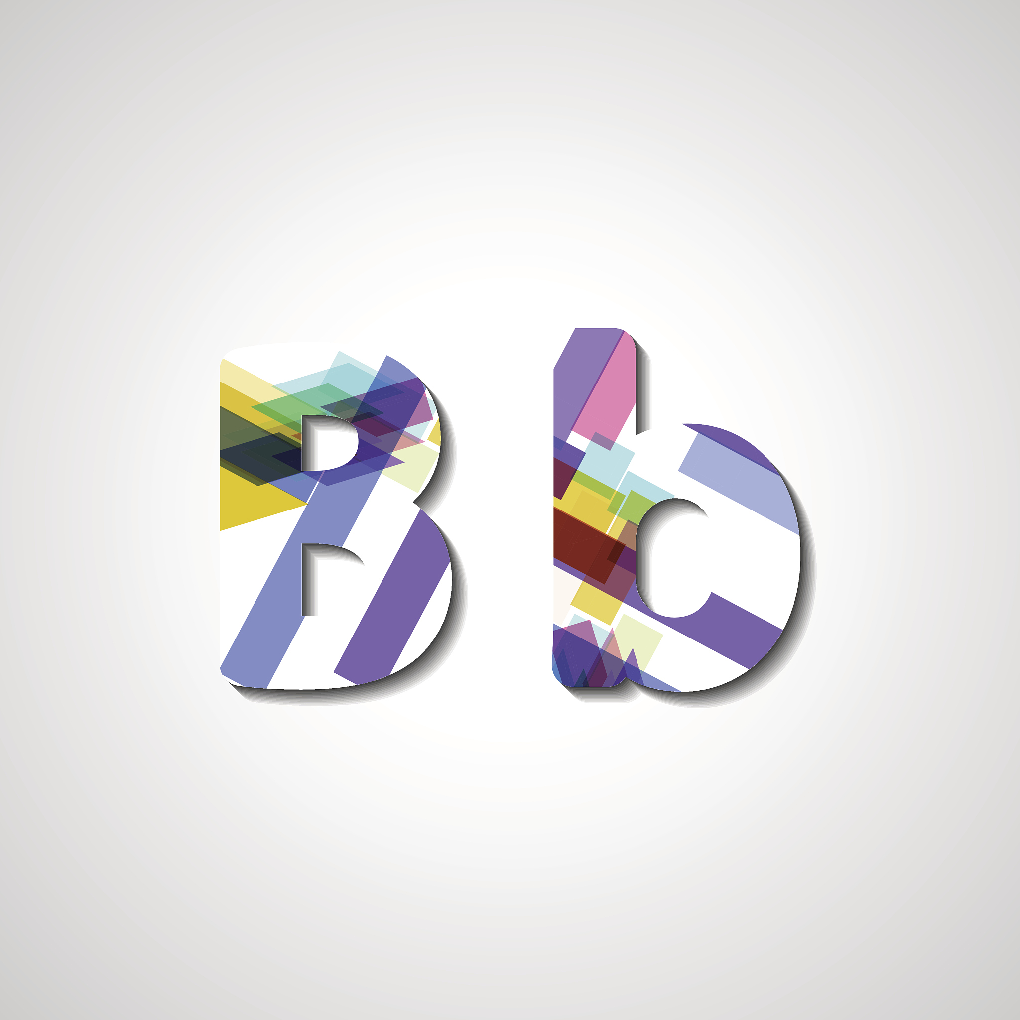 colorful letter alphabet