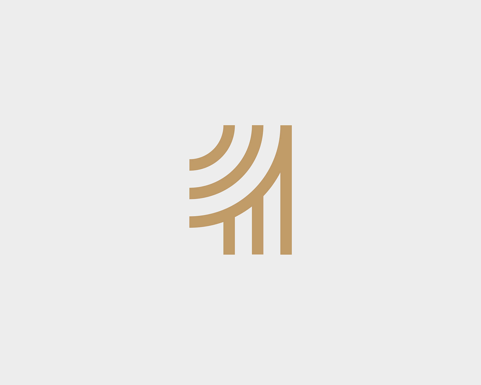 linear number 1 creative logotype numeral logo