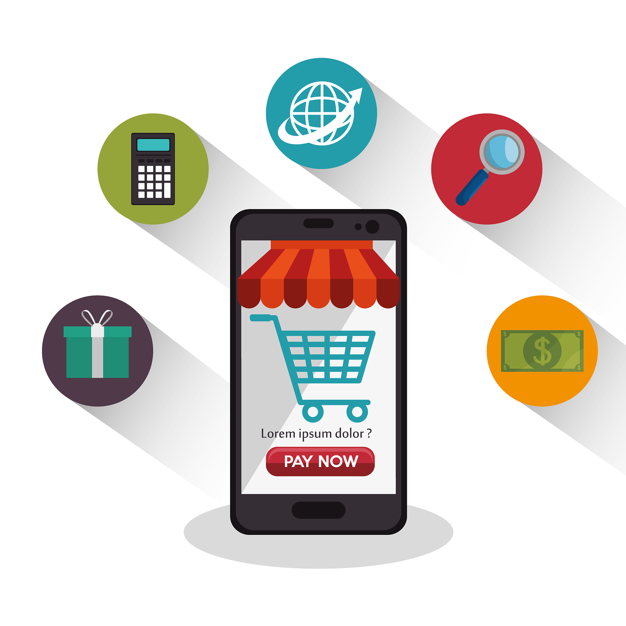electronic commerce business icon